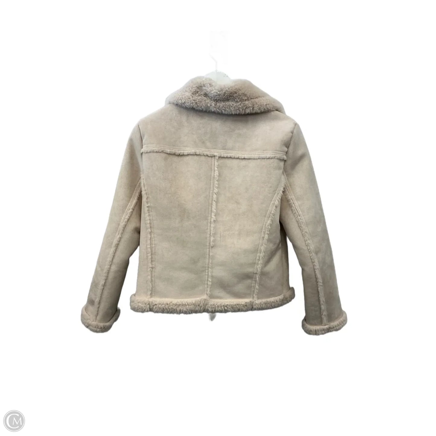 Jacket Faux Fur & Sherpa By Clothes Mentor In Pink, Size: S