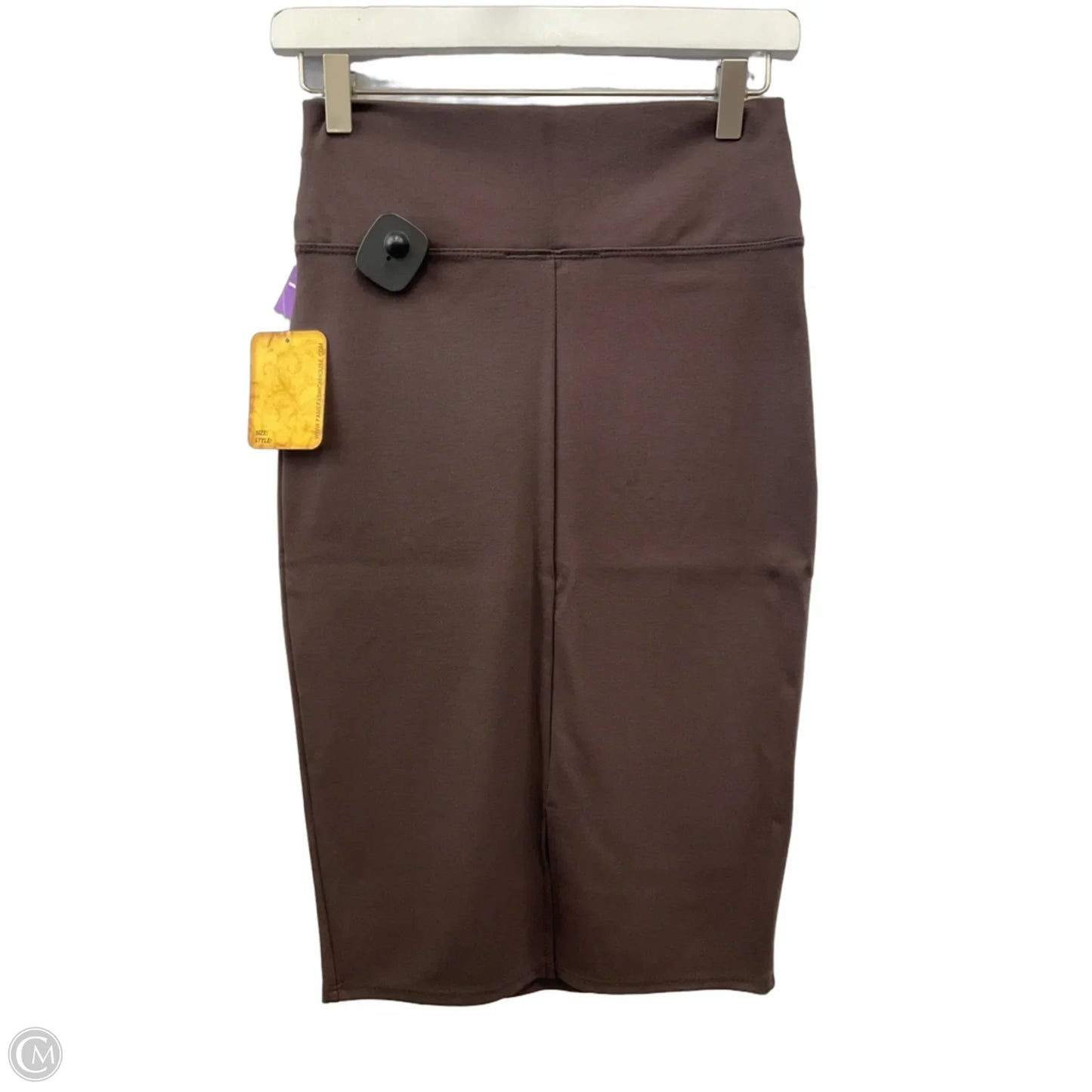 Skirt Midi By Clothes Mentor In Brown, Size: 4