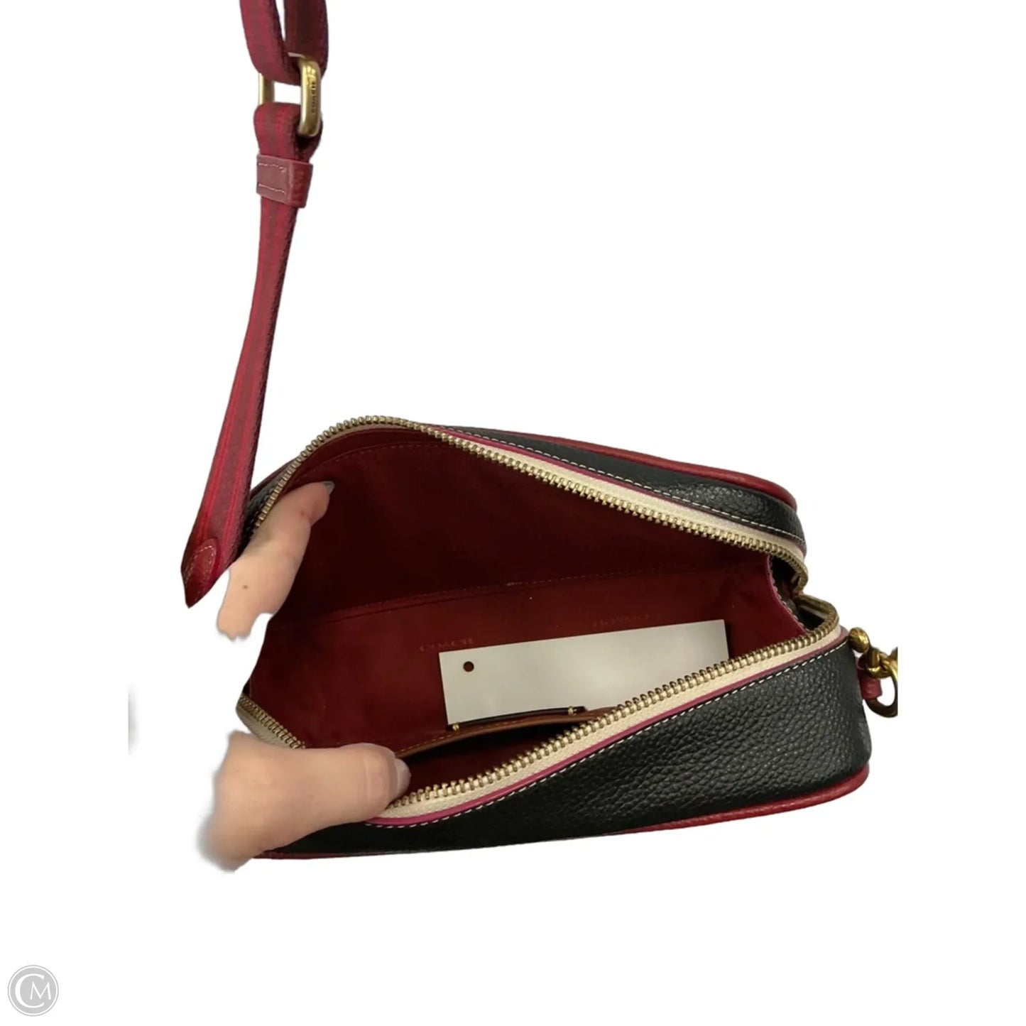 Crossbody Designer By Coach, Size: Medium