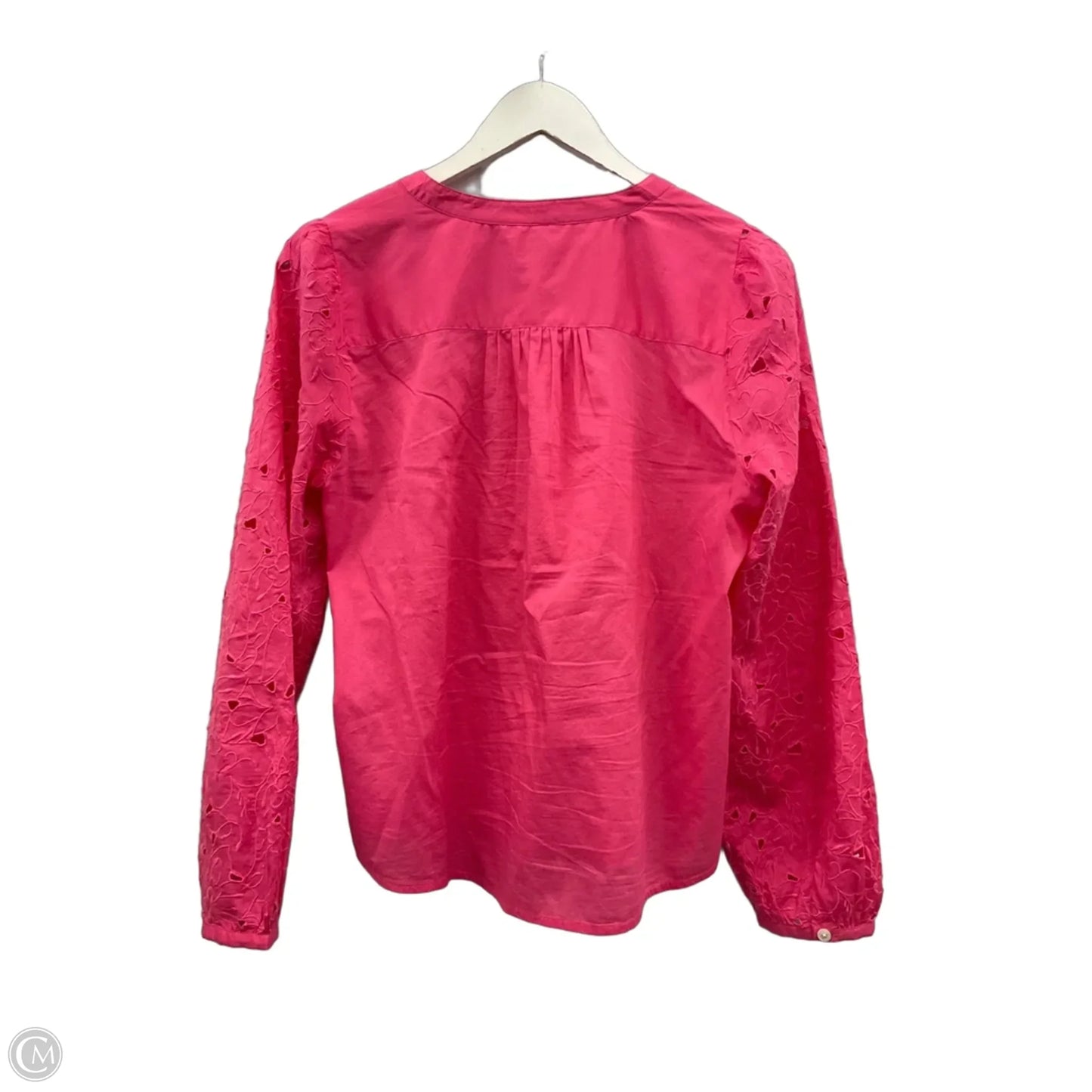 Top Long Sleeve By J. Crew In Pink, Size: M