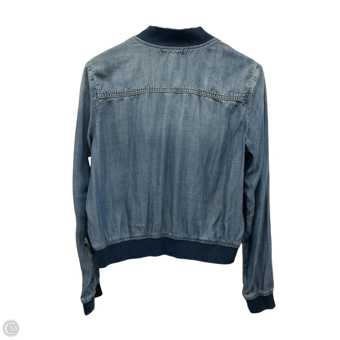 Jacket Other By Cloth & Stone In Blue Denim, Size: M