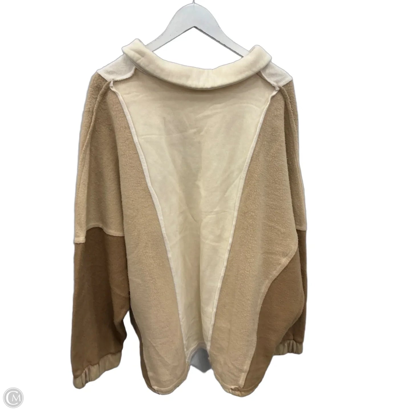 Sweatshirt Collar By New In In Cream, Size: 2x