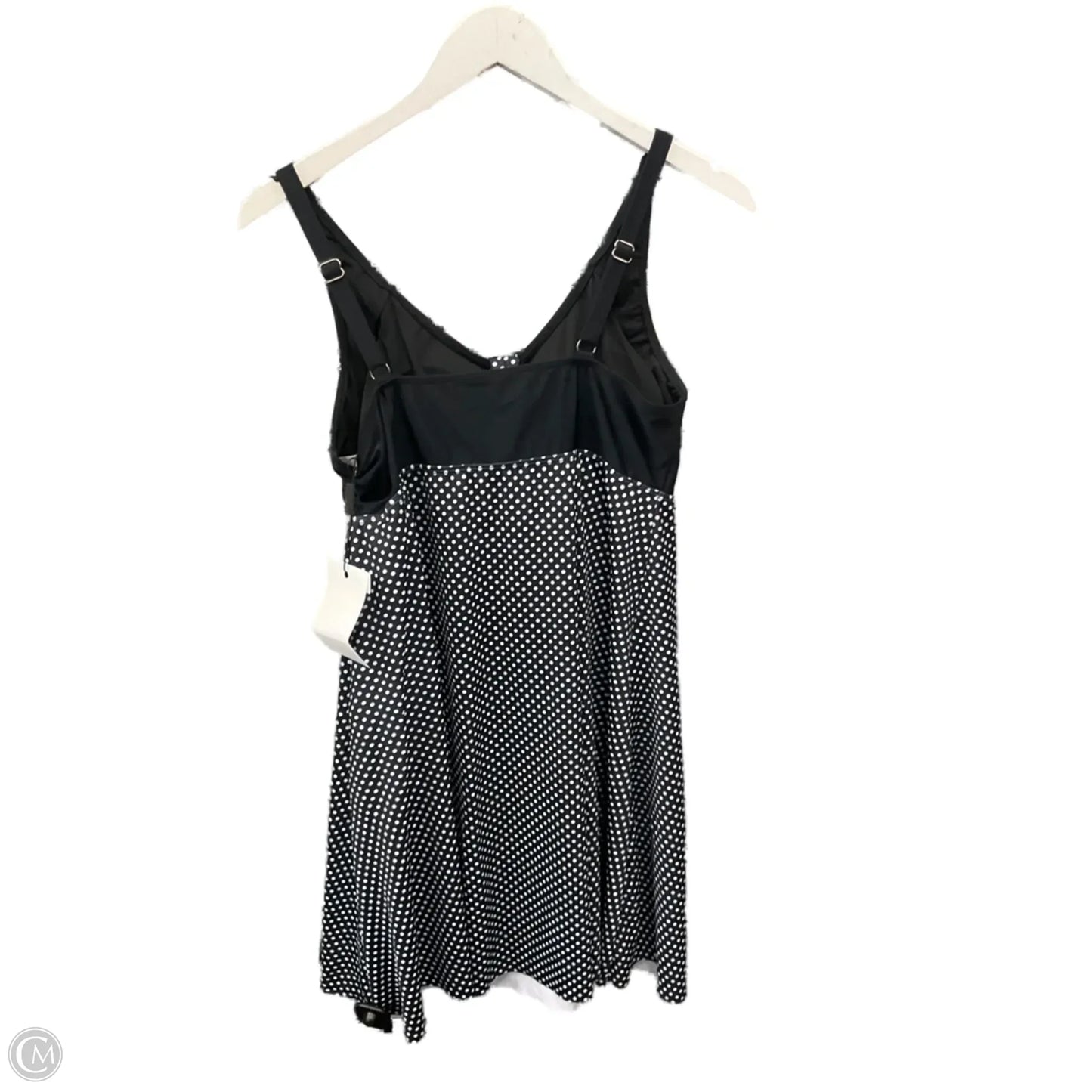 Swimsuit Top By Clothes Mentor In Black, Size: Xl