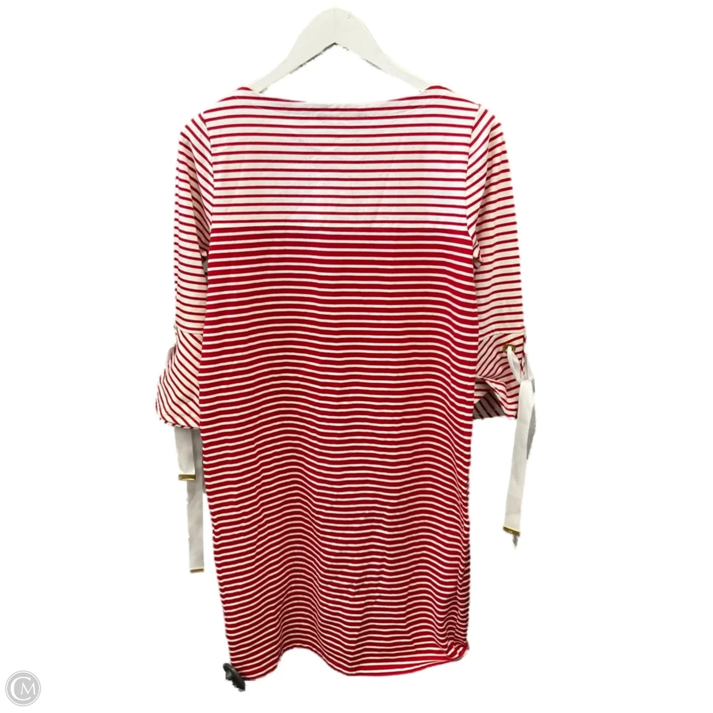 Dress Casual Short By Lauren By Ralph Lauren In Red & White, Size: S