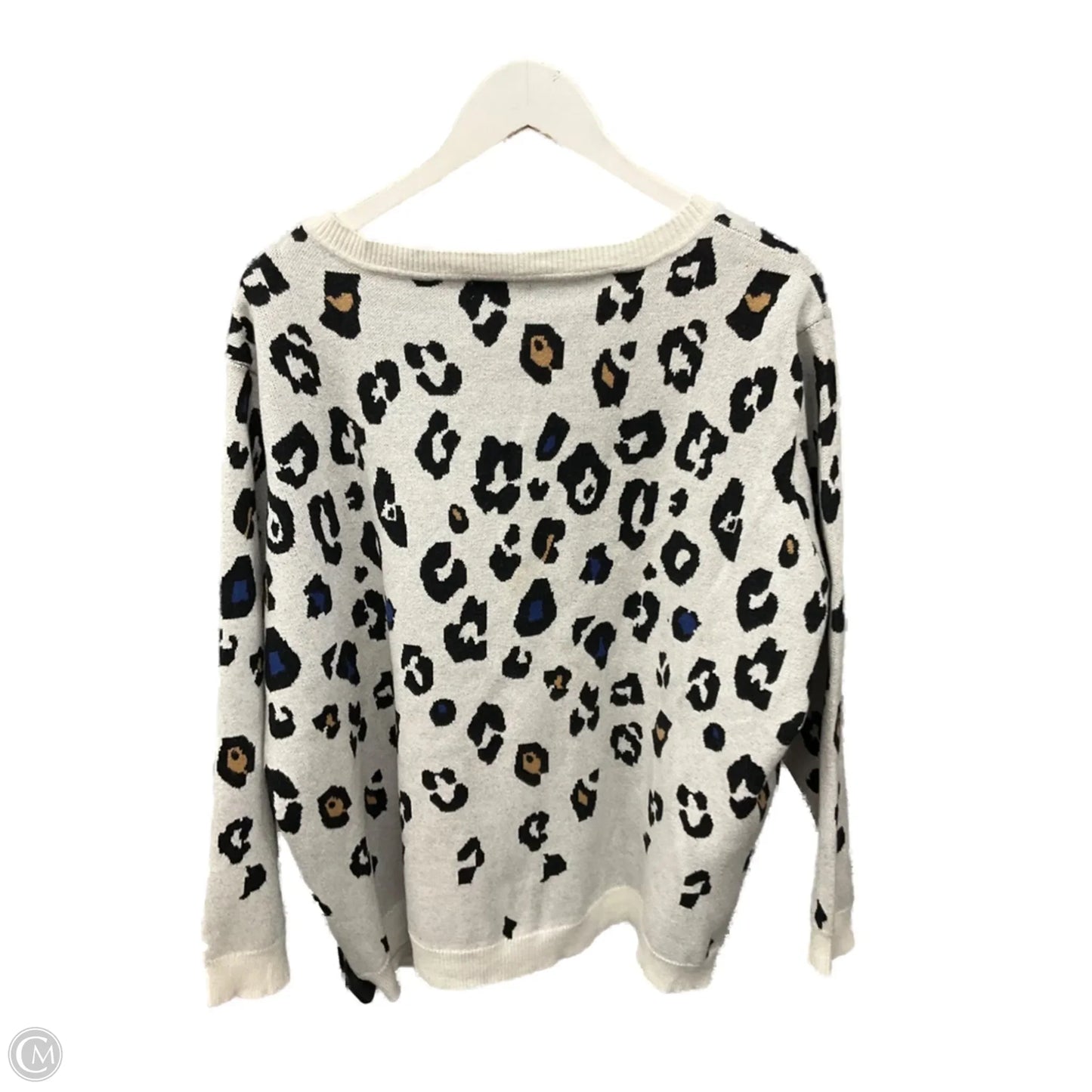 Sweater By Andree By Unit In Animal Print, Size: 3x