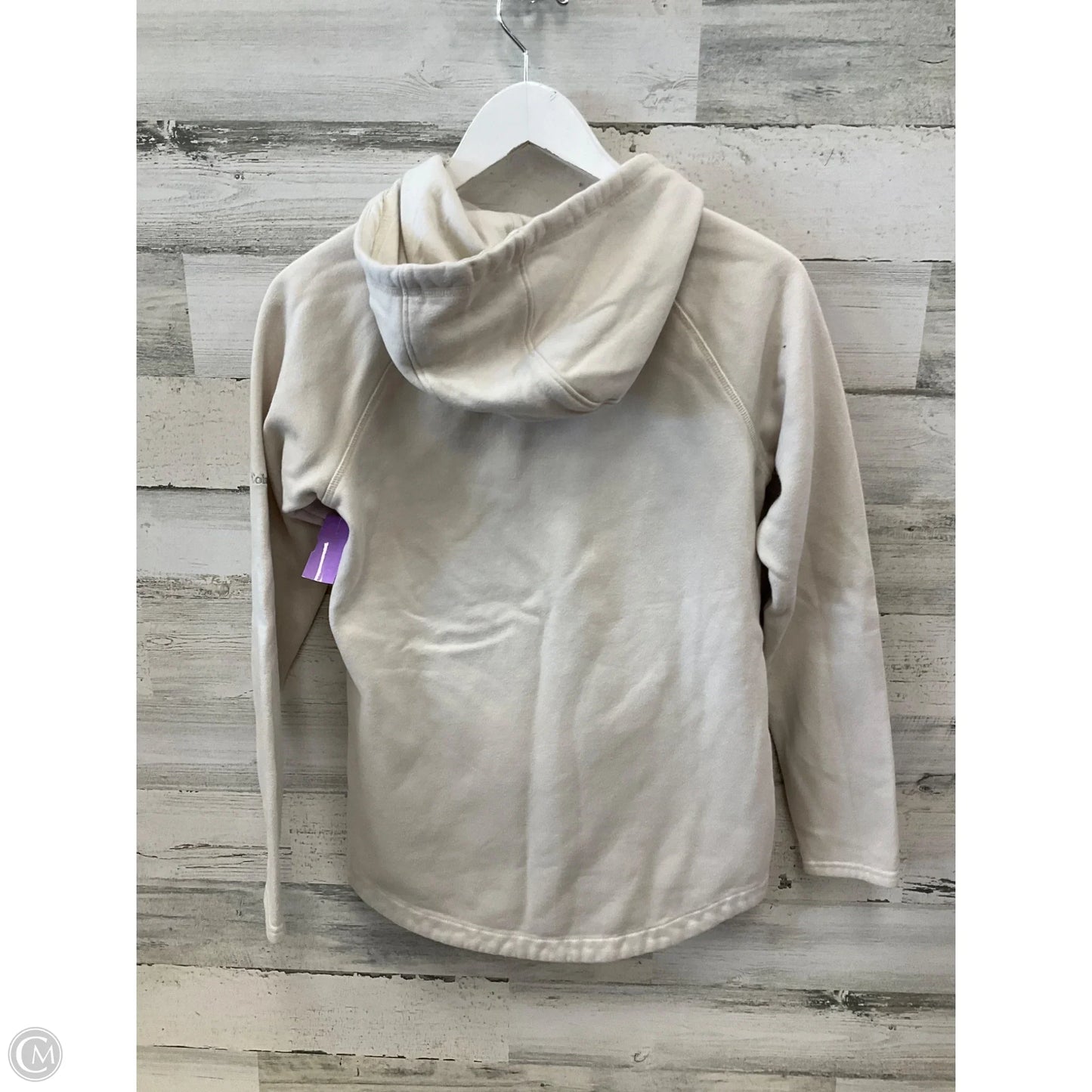 Sweatshirt Hoodie By Columbia In Cream, Size: S