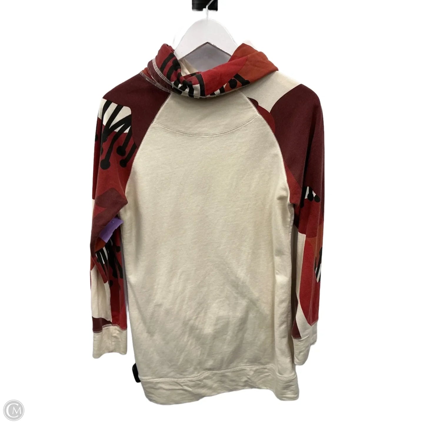 Sweatshirt Collar By Burton In Ivory, Size: S