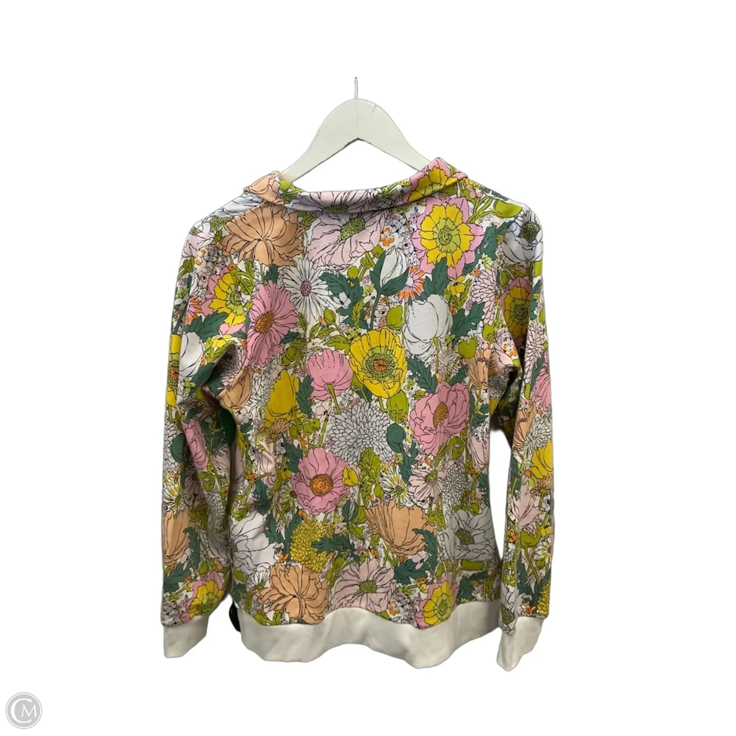 Top Long Sleeve By Vera Bradley In Floral Print, Size: M