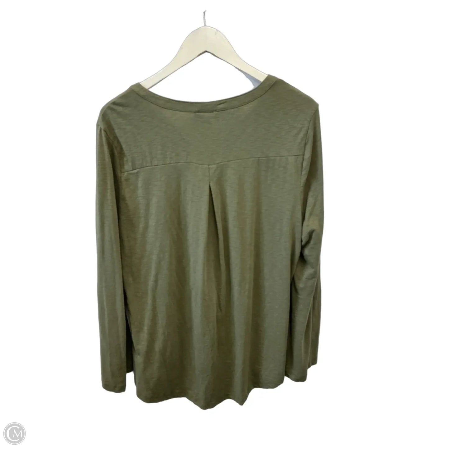 Top Long Sleeve By Style And Company In Green, Size: Xl