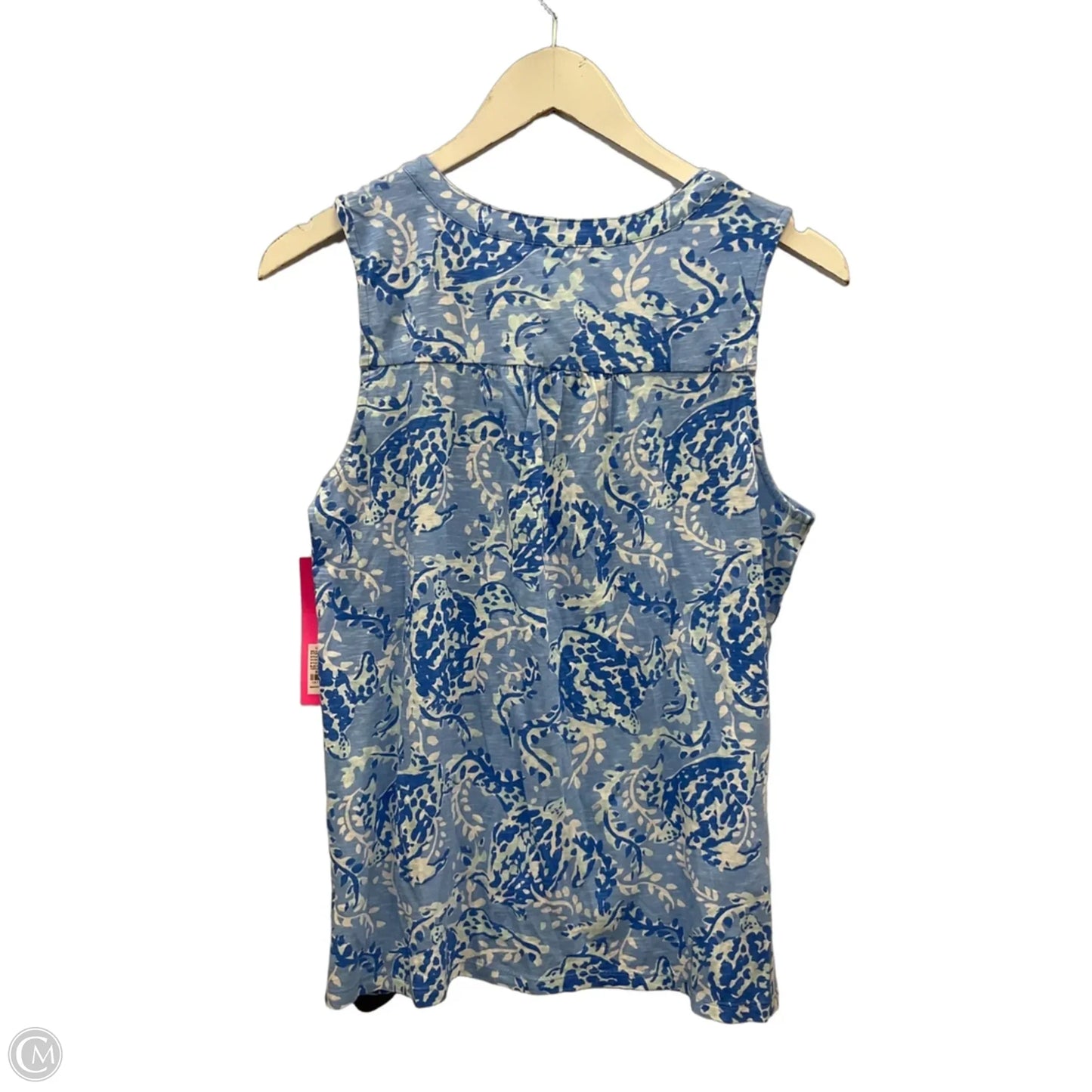 Top Sleeveless By Lilly Pulitzer In Blue, Size: M