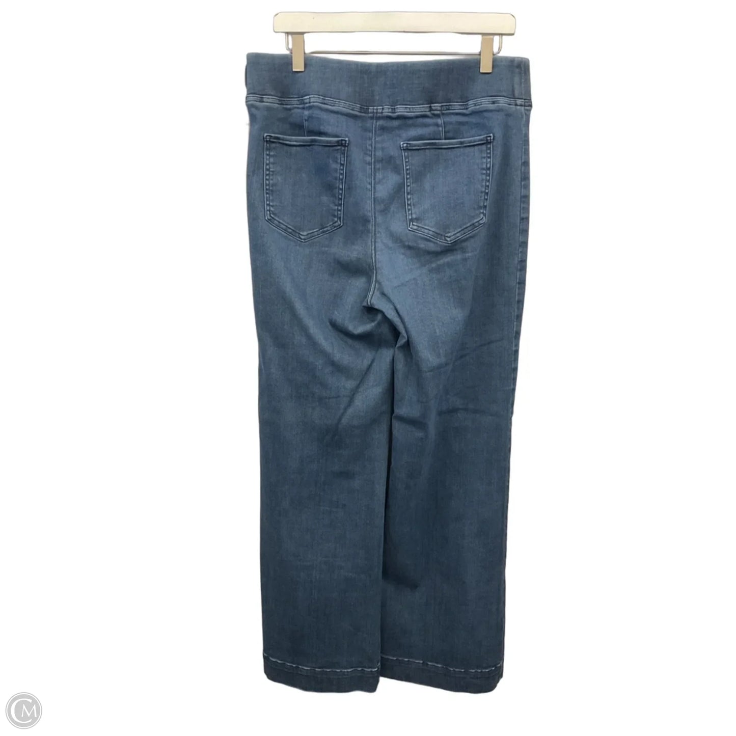 Jeans Wide Leg By Talbots In Blue Denim, Size: 12