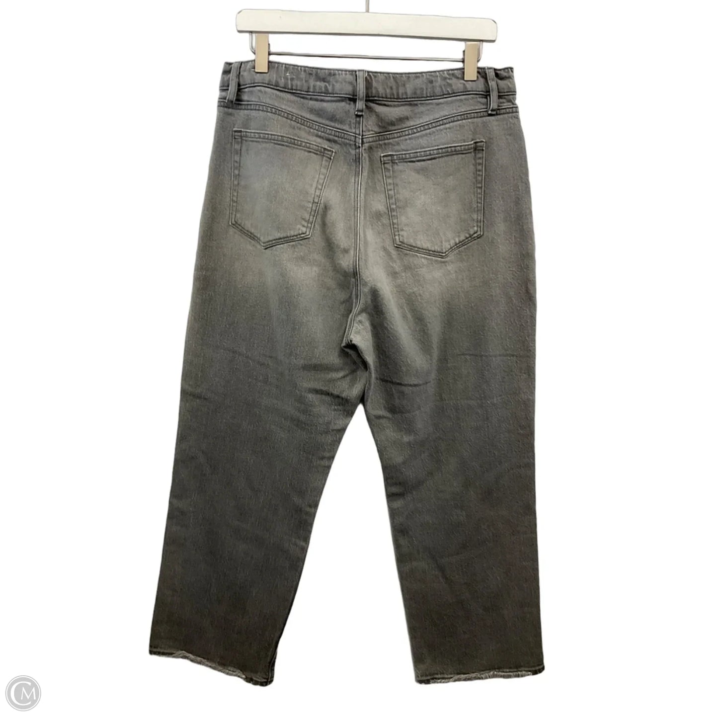 Jeans Wide Leg By Loft In Grey Denim, Size: 12