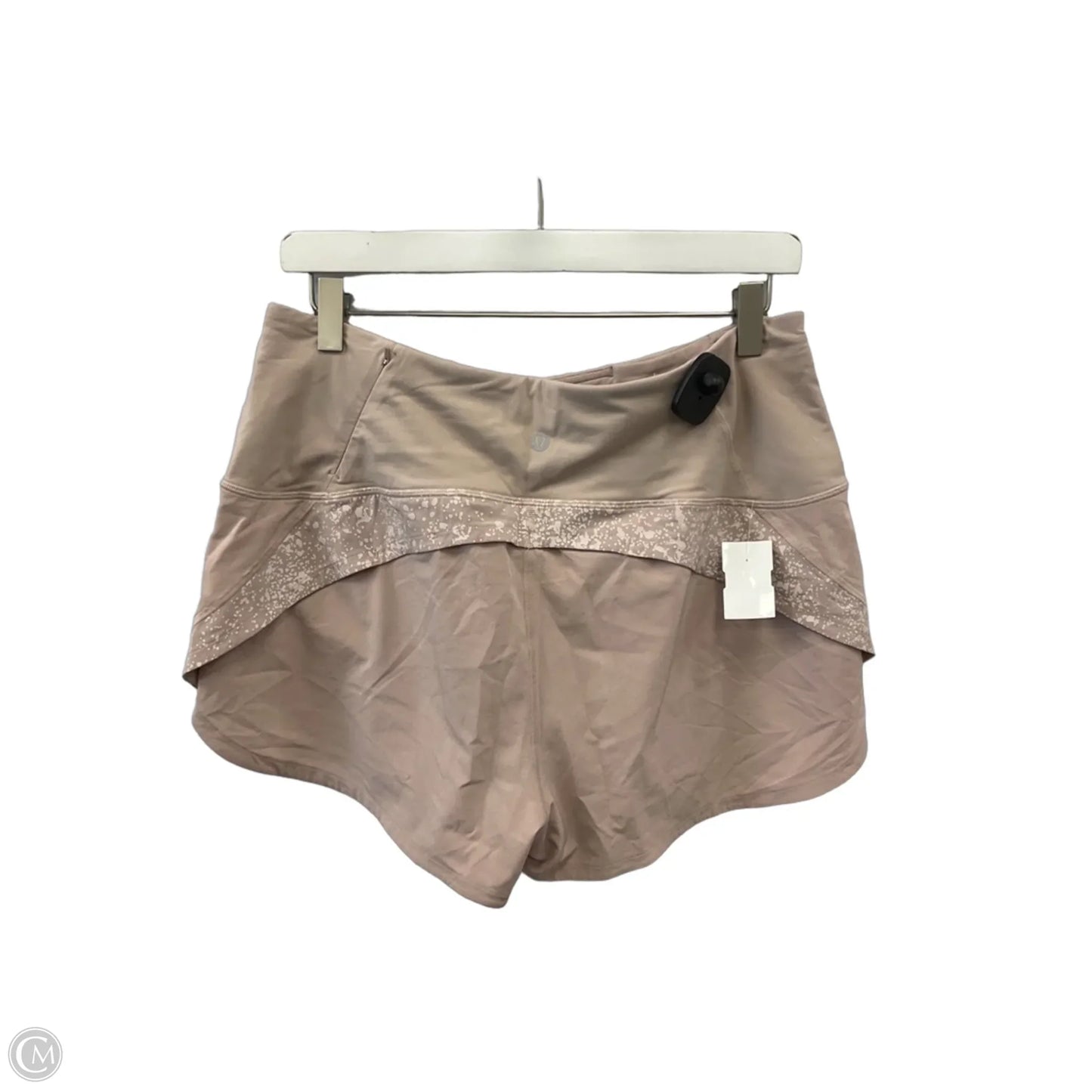 Athletic Shorts By Lululemon In Pink, Size: 10