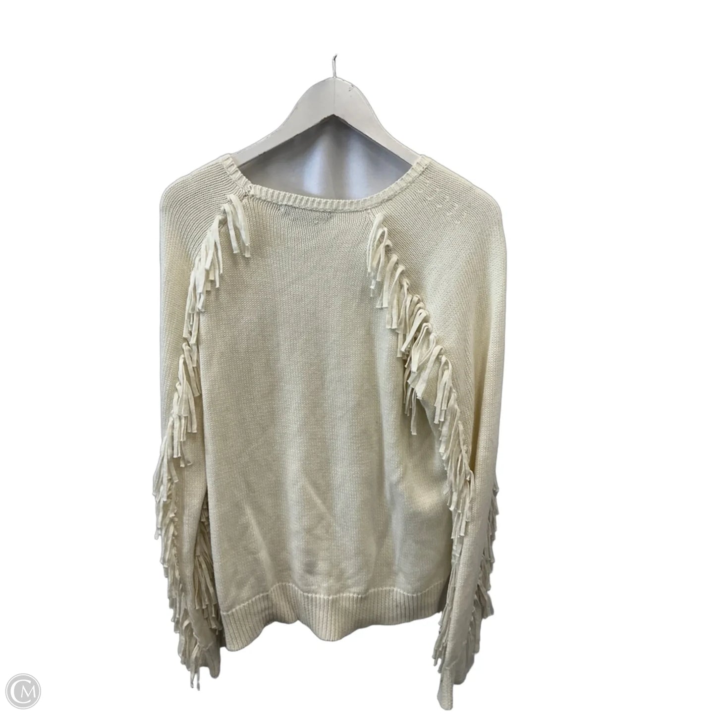 Sweater By Ralph Lauren In White, Size: Xl