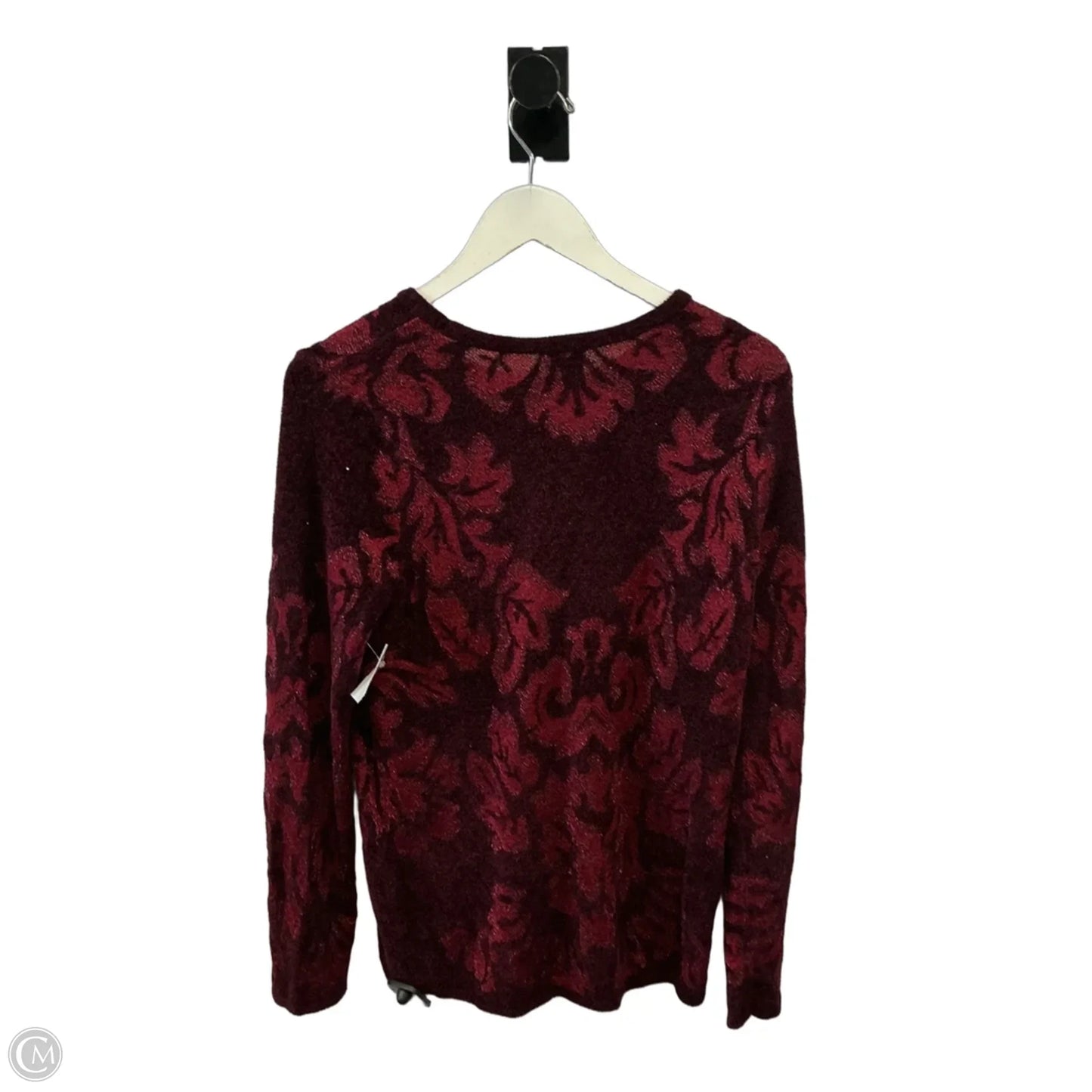 Sweater By Chicos In Red, Size: M