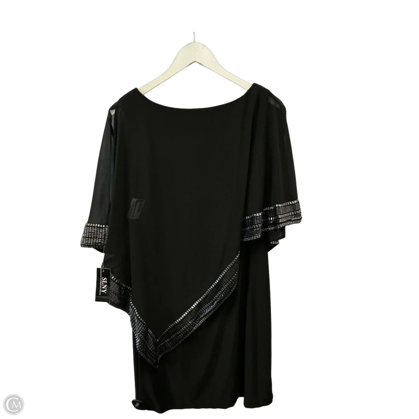 Dress Party Midi By Clothes Mentor In Black, Size: L