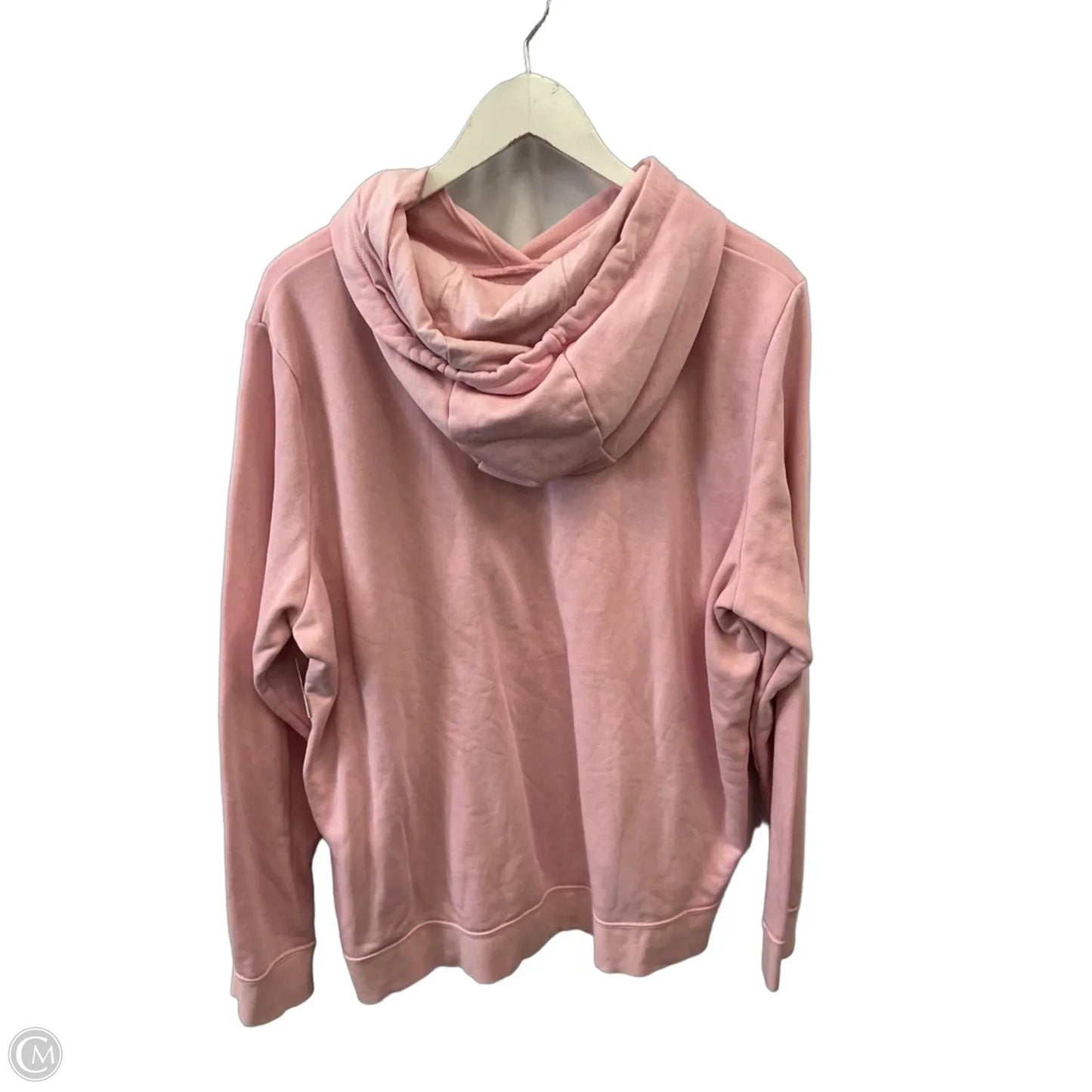 Athletic Sweatshirt Hoodie By Nike In Pink, Size: Xxl