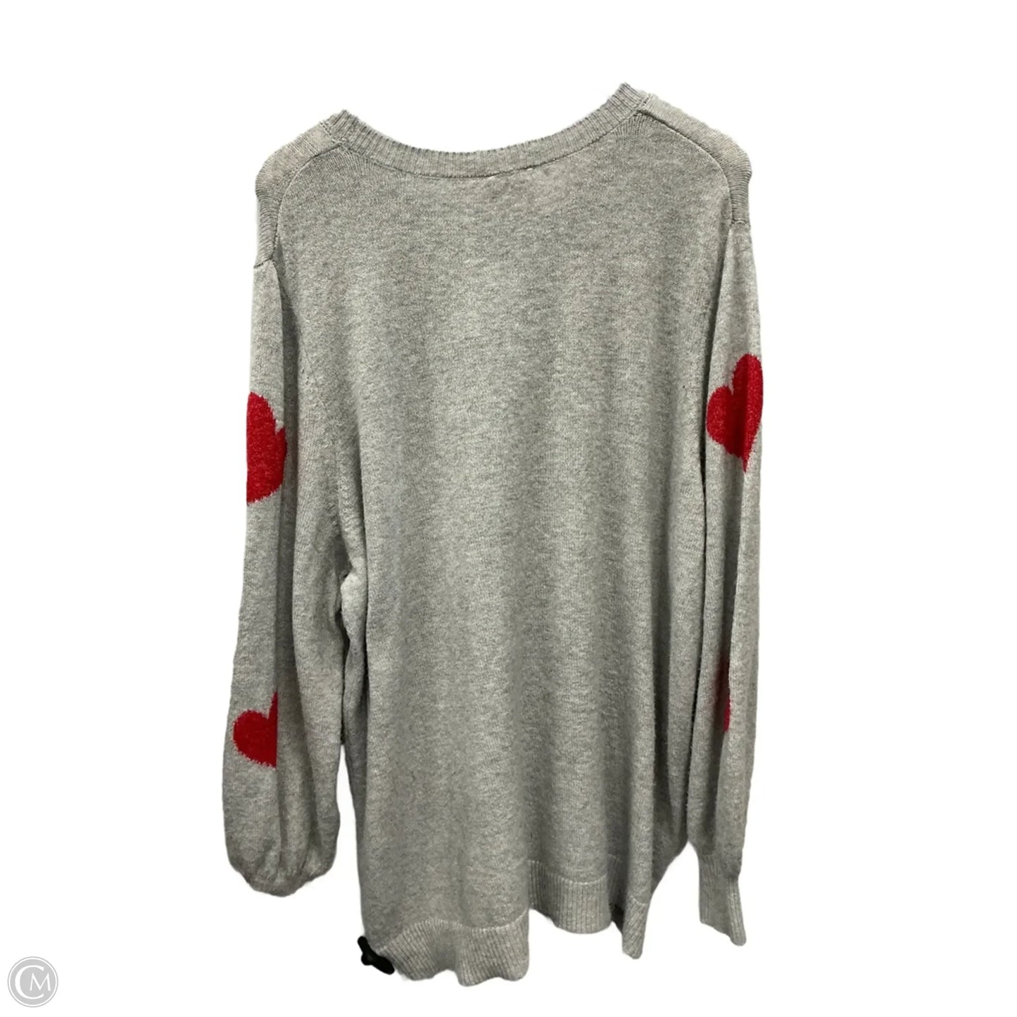 Sweater By Terra & Sky In Grey, Size: 1x
