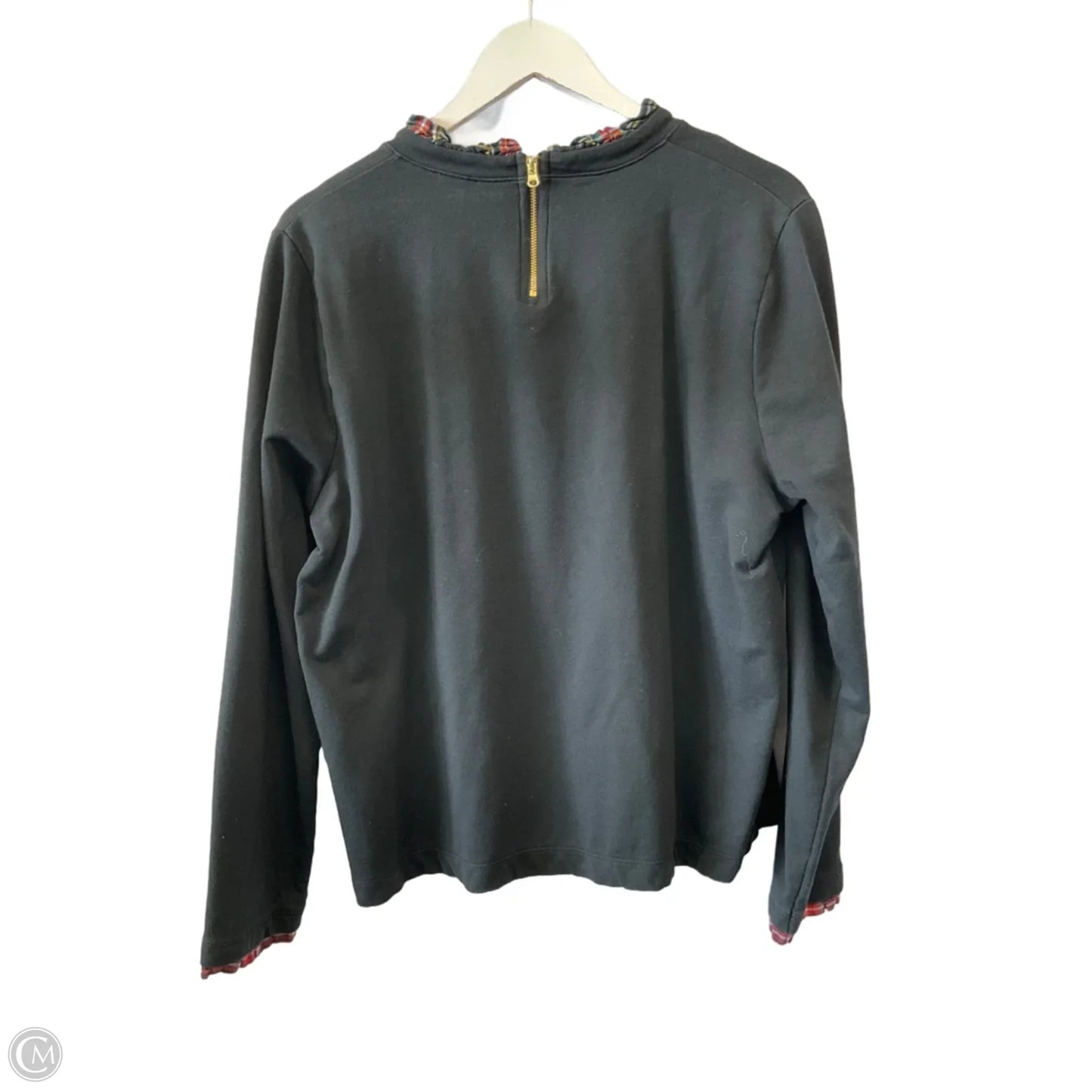 Top Long Sleeve By J. Crew In Black, Size: Xl