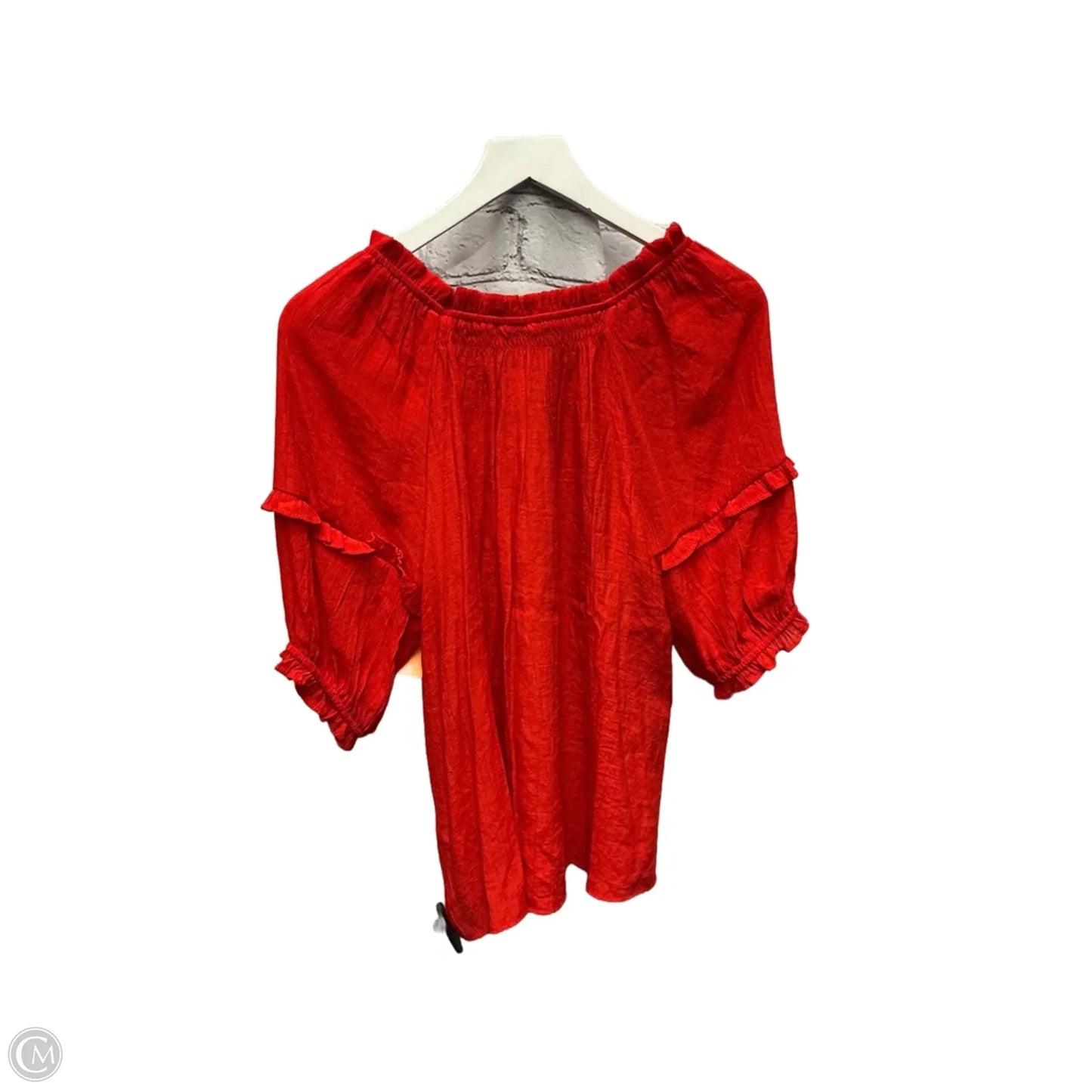 Top Short Sleeve By Nanette Lepore In Red, Size: M