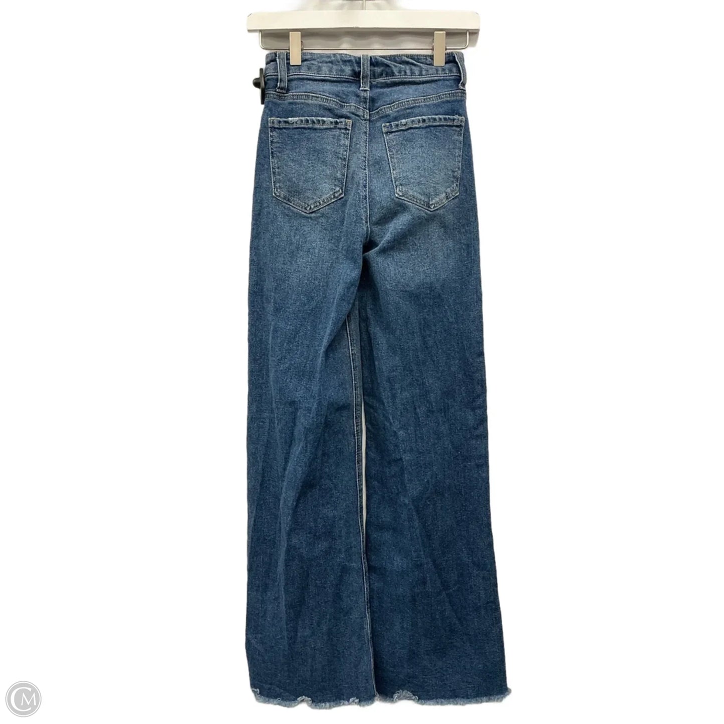 Jeans Wide Leg By Bcbgeneration In Blue Denim, Size: 0