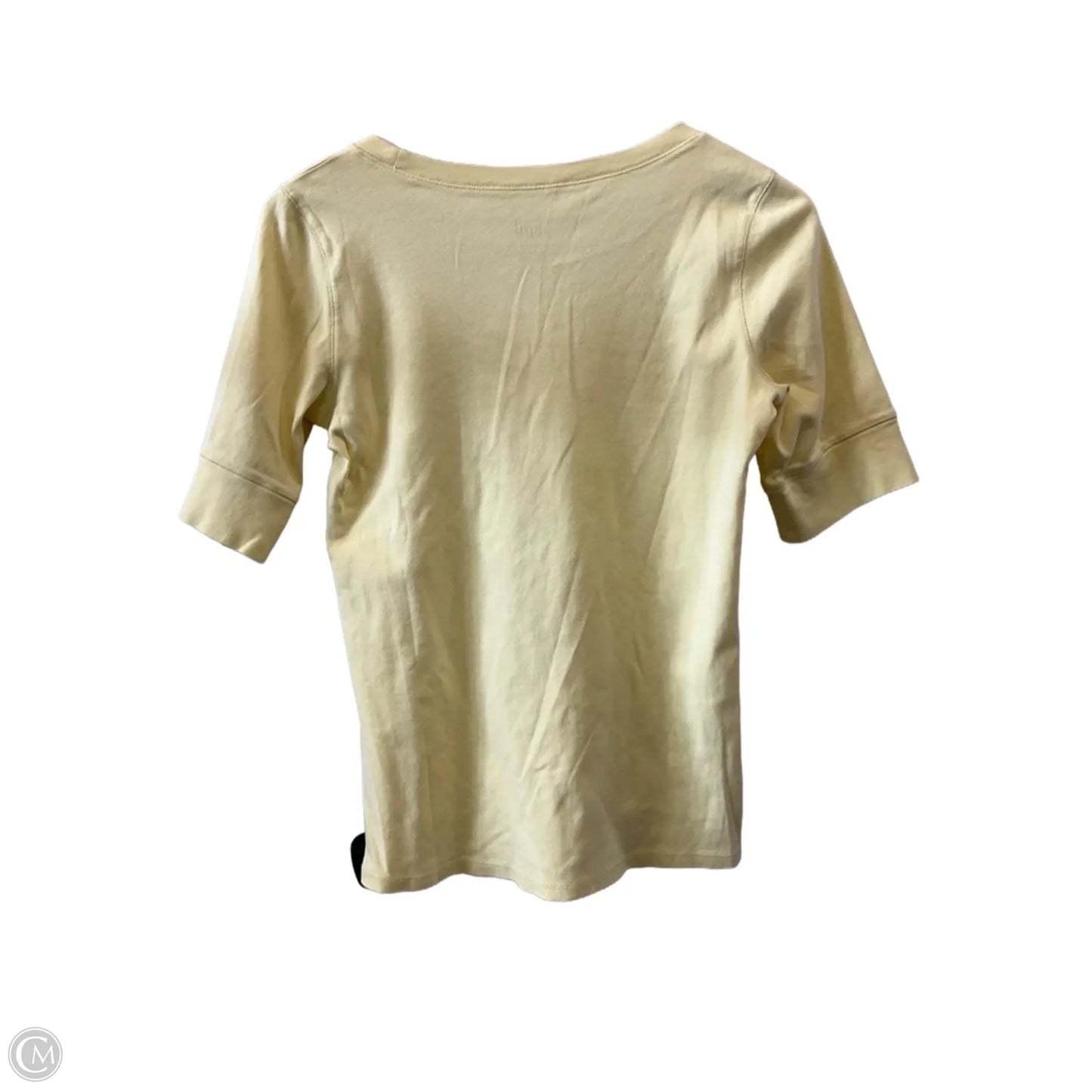 Top Short Sleeve By J. Jill In Yellow, Size: S