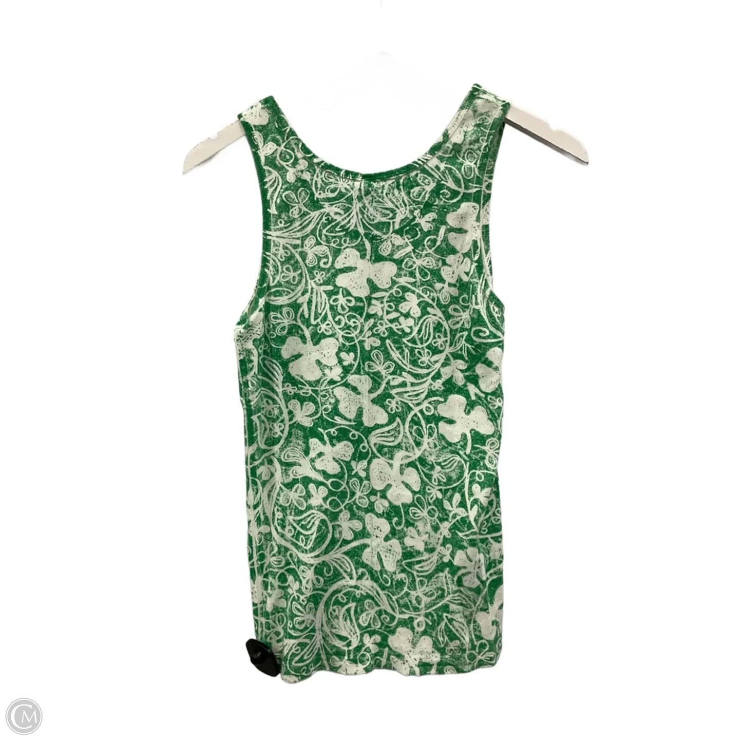Tank Top By Bella + Canvas In Green & White, Size: Xl