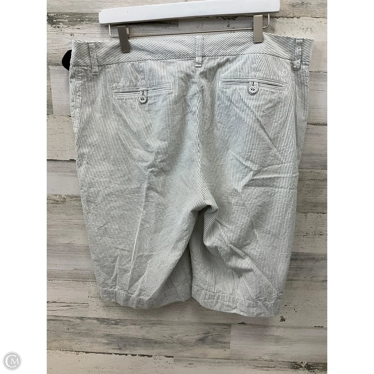 Shorts By Izod In Green & White, Size: 16