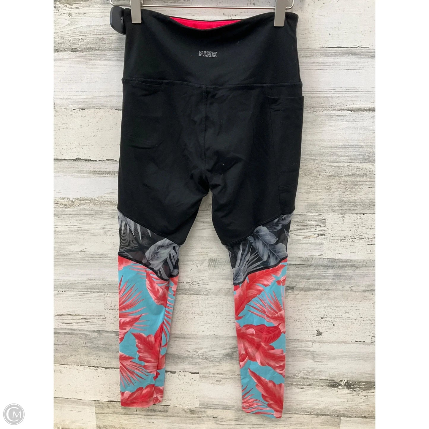 Athletic Leggings By Pink In Black, Size: S