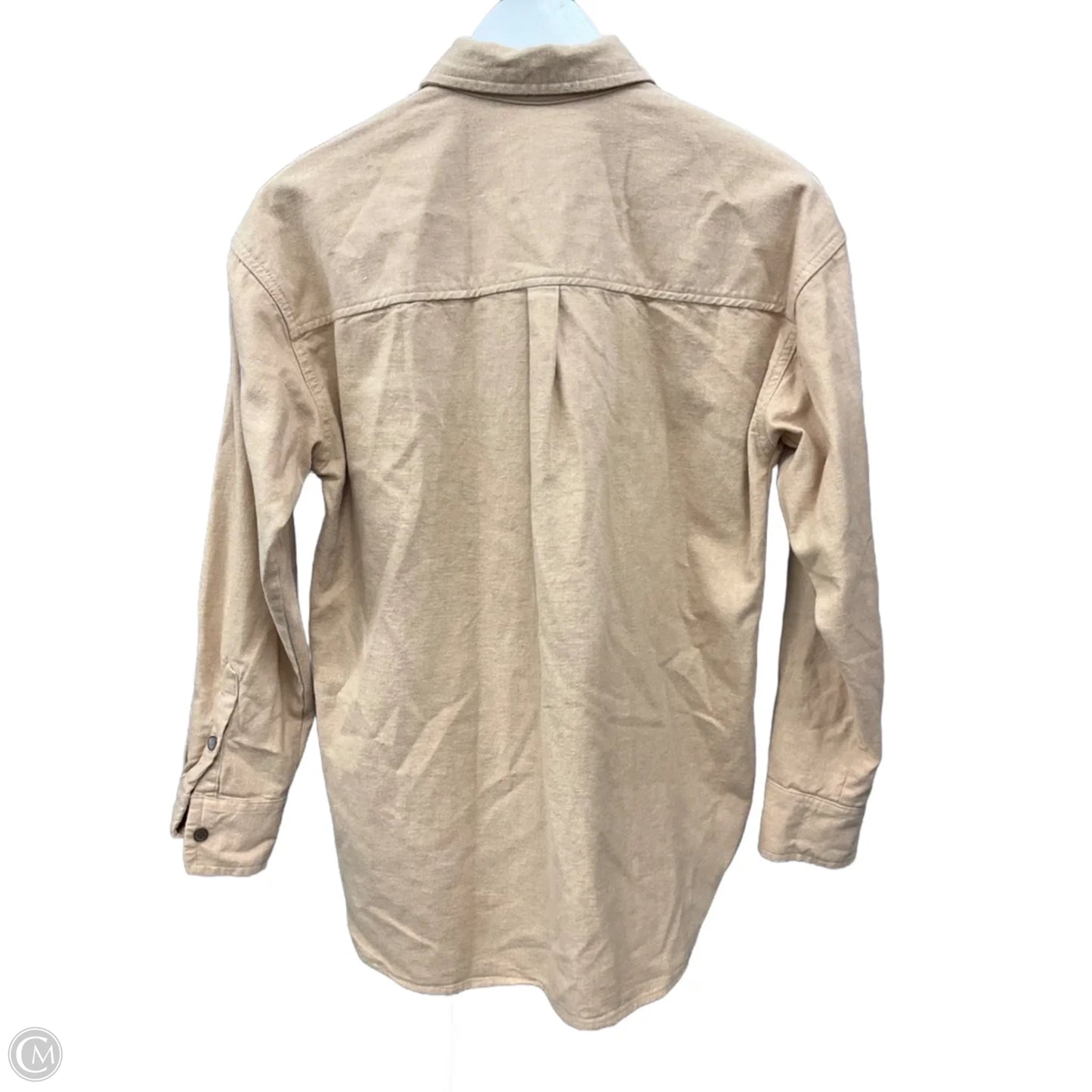 Top Long Sleeve By Universal Thread In Tan, Size: Xs