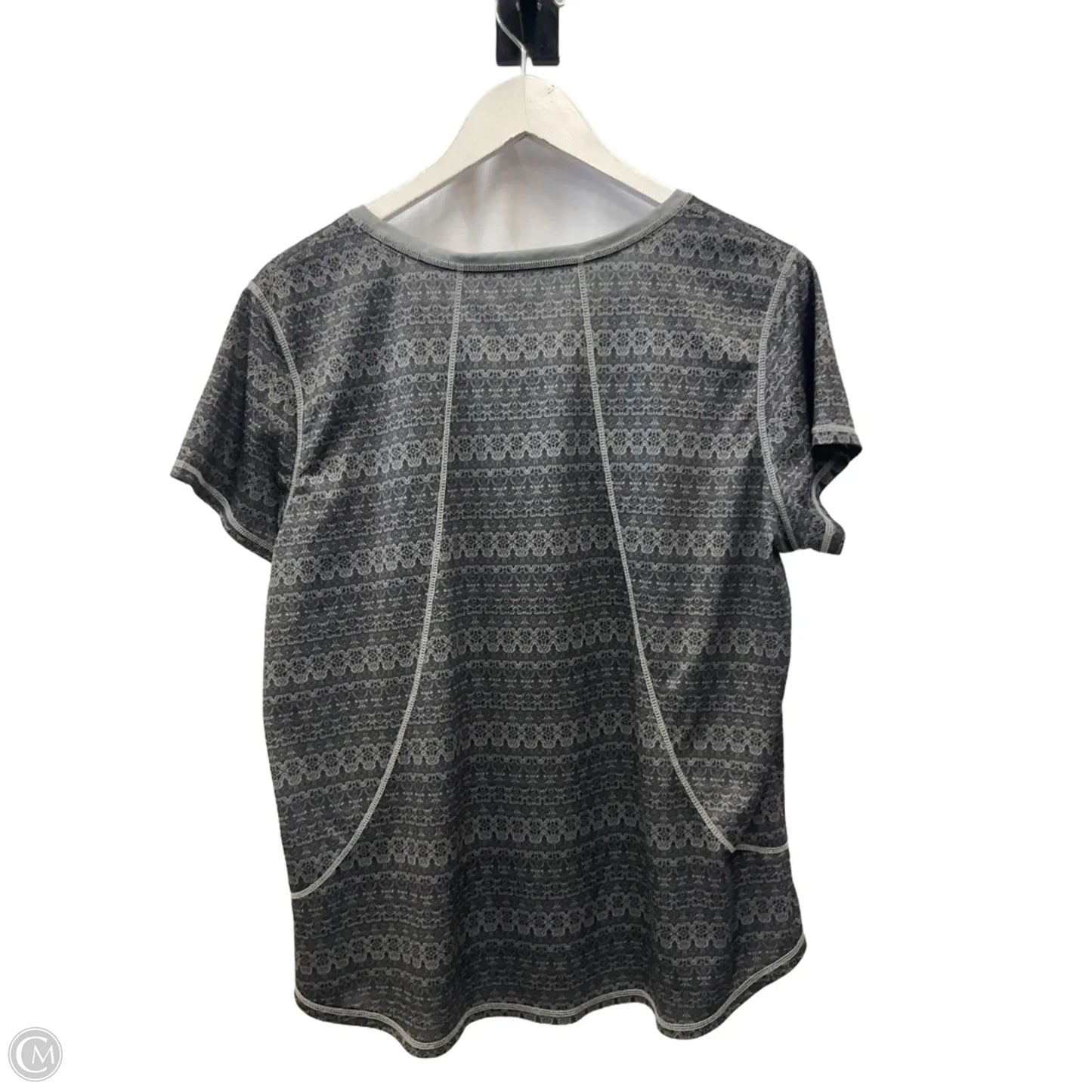 Athletic Top Short Sleeve By St Johns Bay In Grey, Size: Xxl