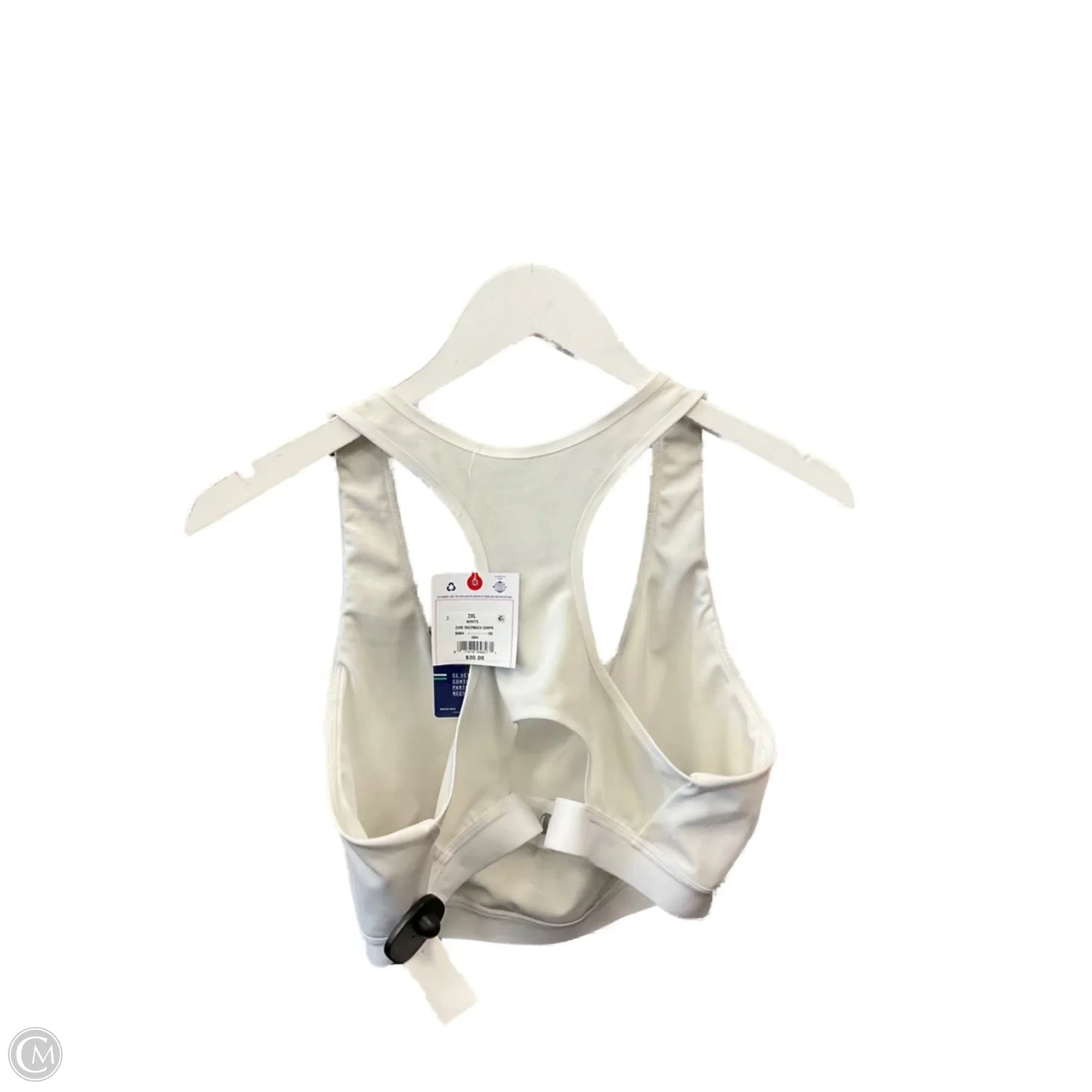 Athletic Bra By Champion In White, Size: 2x