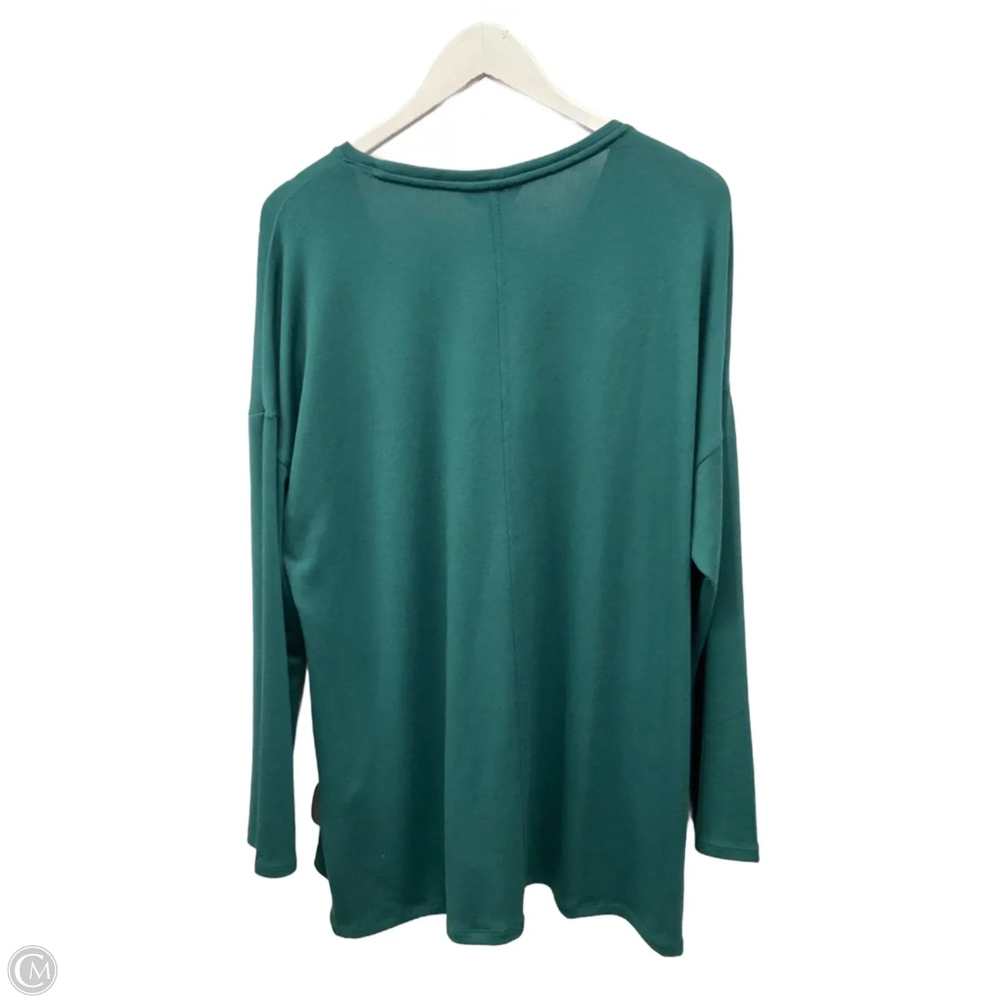Top Long Sleeve By Banana Republic In Green, Size: Xl