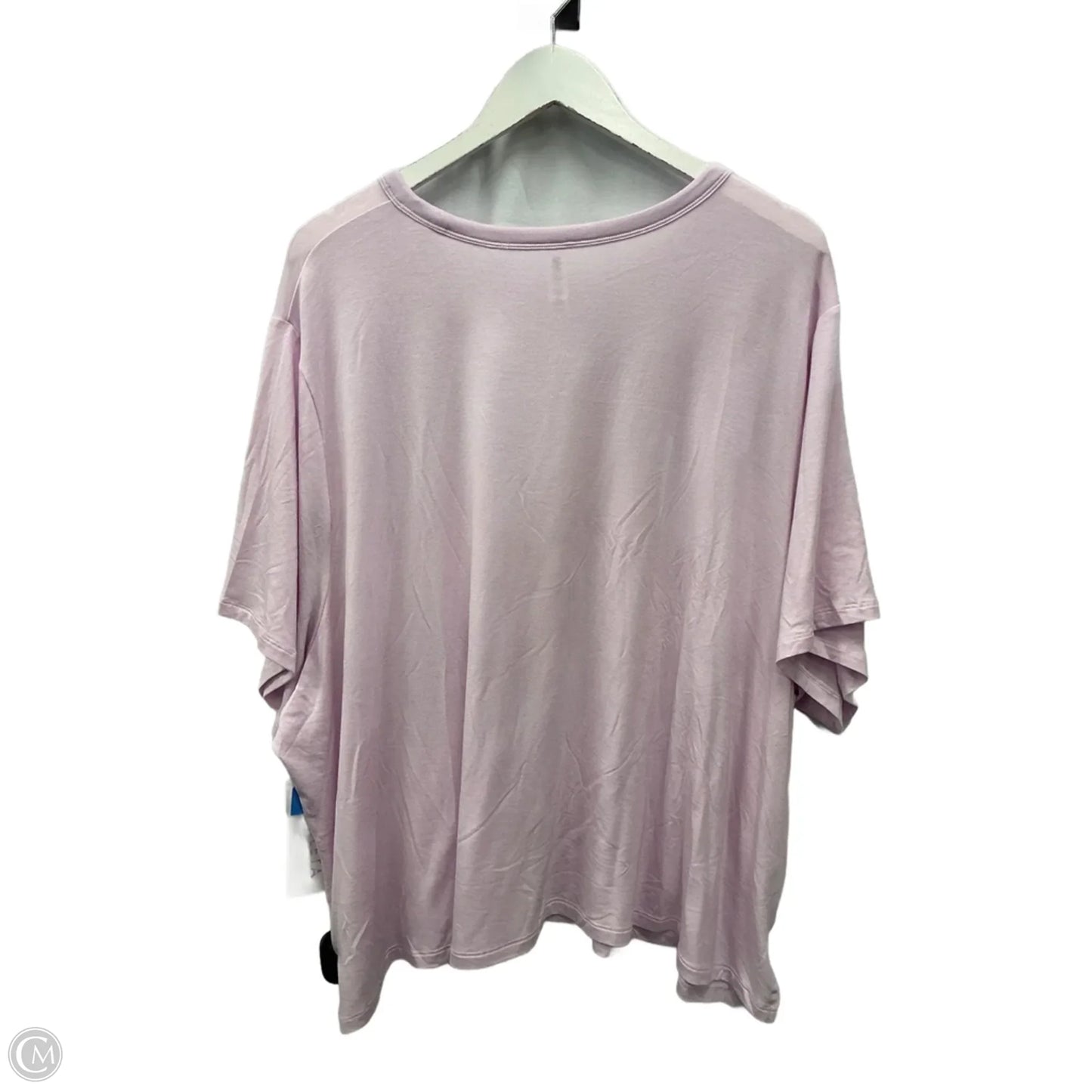 Athletic Top Short Sleeve By Athleta In Pink, Size: 3x