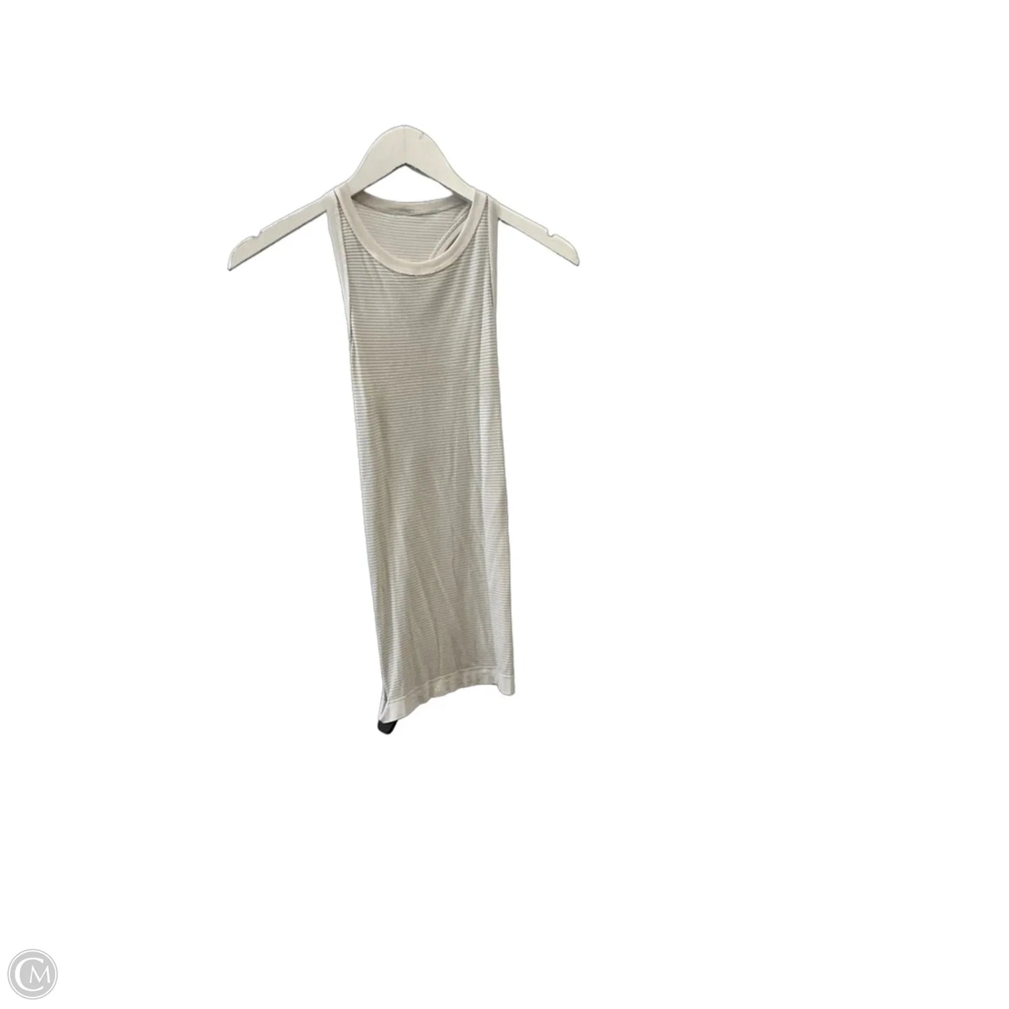 Athletic Tank Top By Lululemon In White, Size: 4
