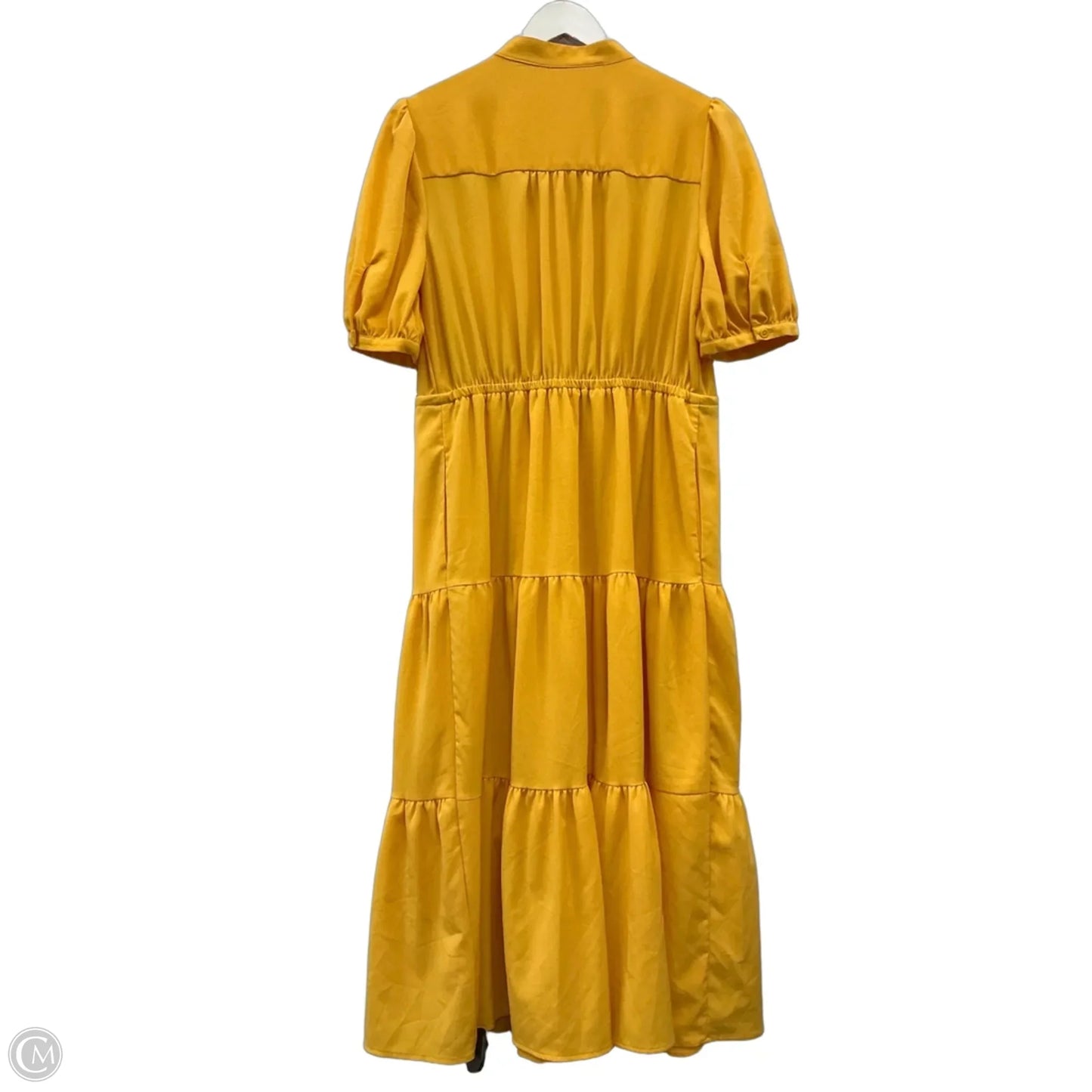 Dress Casual Midi By Popsugar In Yellow, Size: M