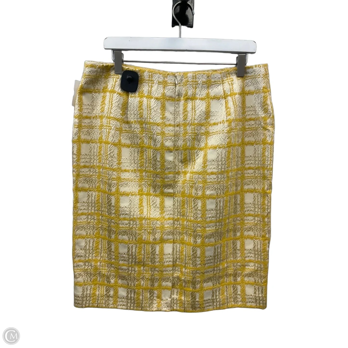 Skirt Mini & Short By Talbots In Yellow, Size: 12