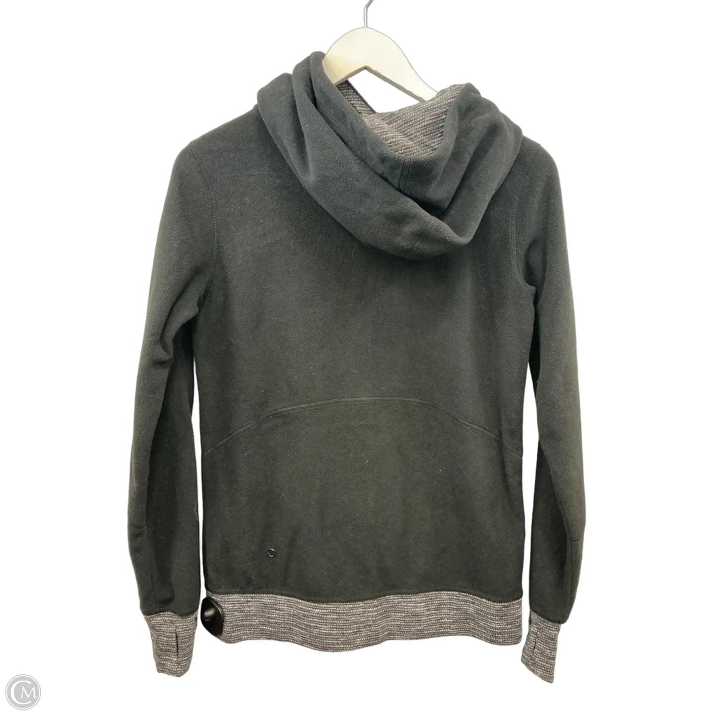 Athletic Sweatshirt Hoodie By Lululemon In Black, Size: S
