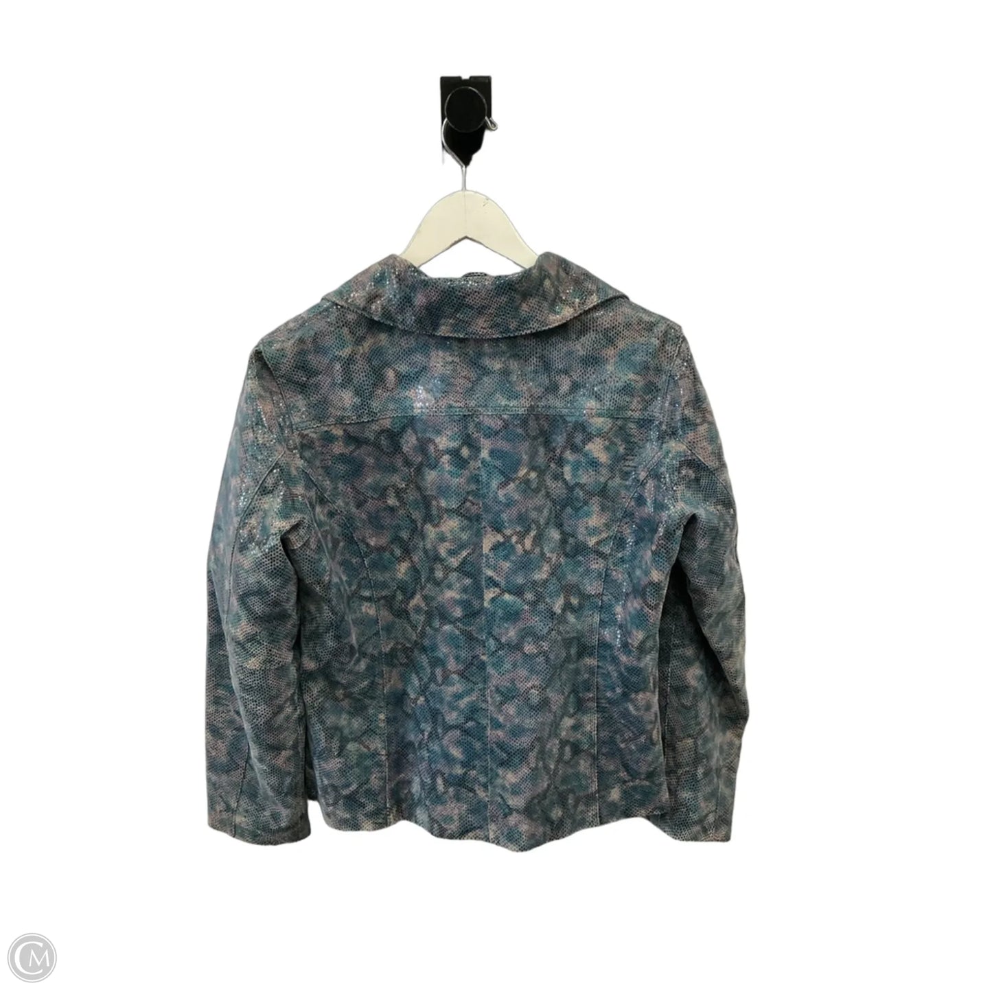 Jacket Other By Chicos In Blue & Purple, Size: M