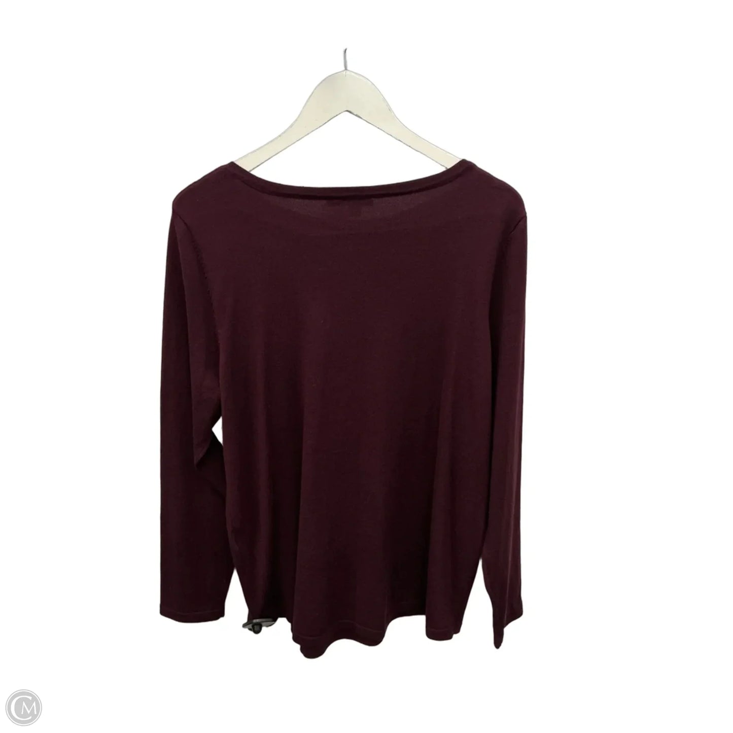 Top Long Sleeve By Chicos In Purple, Size: L