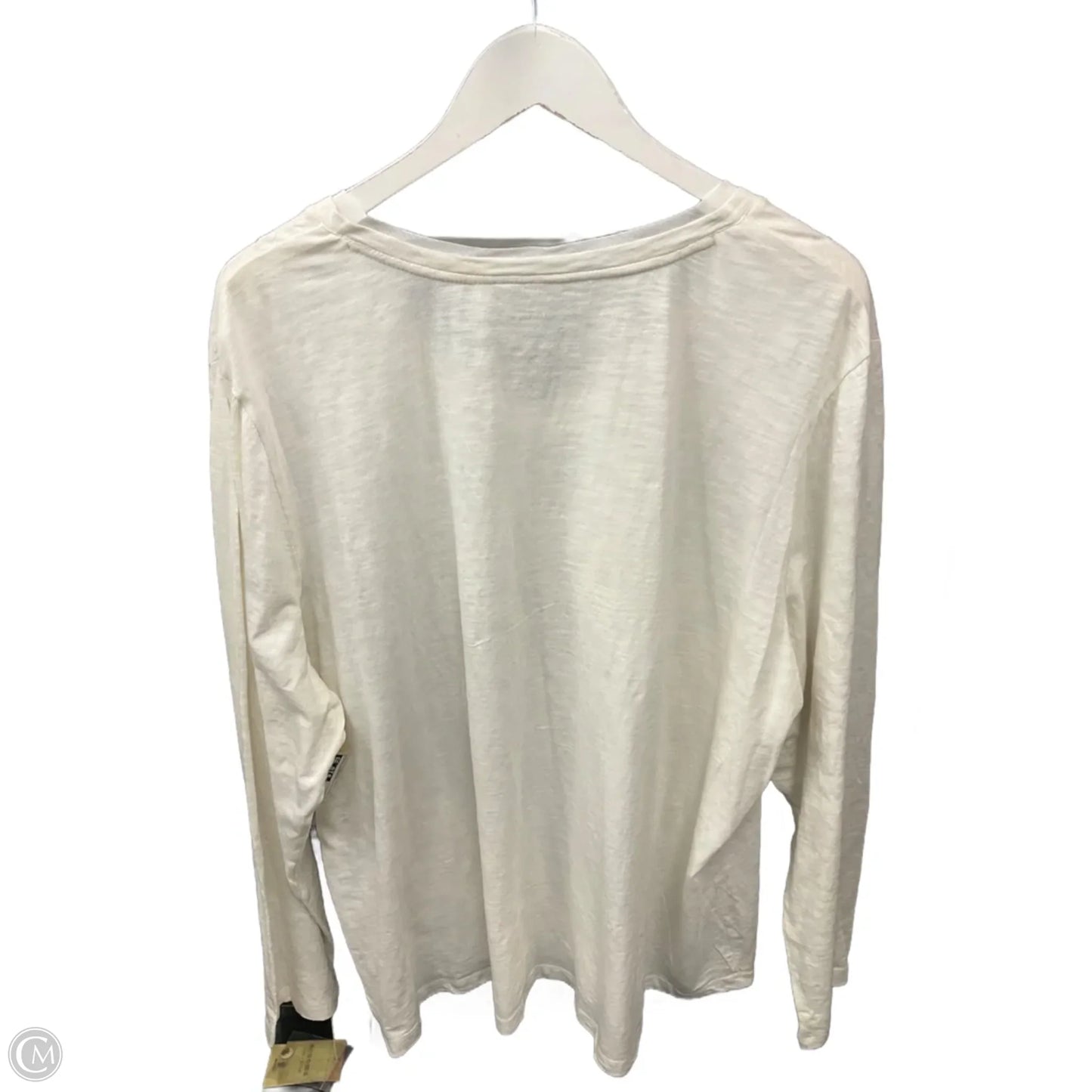 Top Long Sleeve By Sonoma In Cream, Size: 3x
