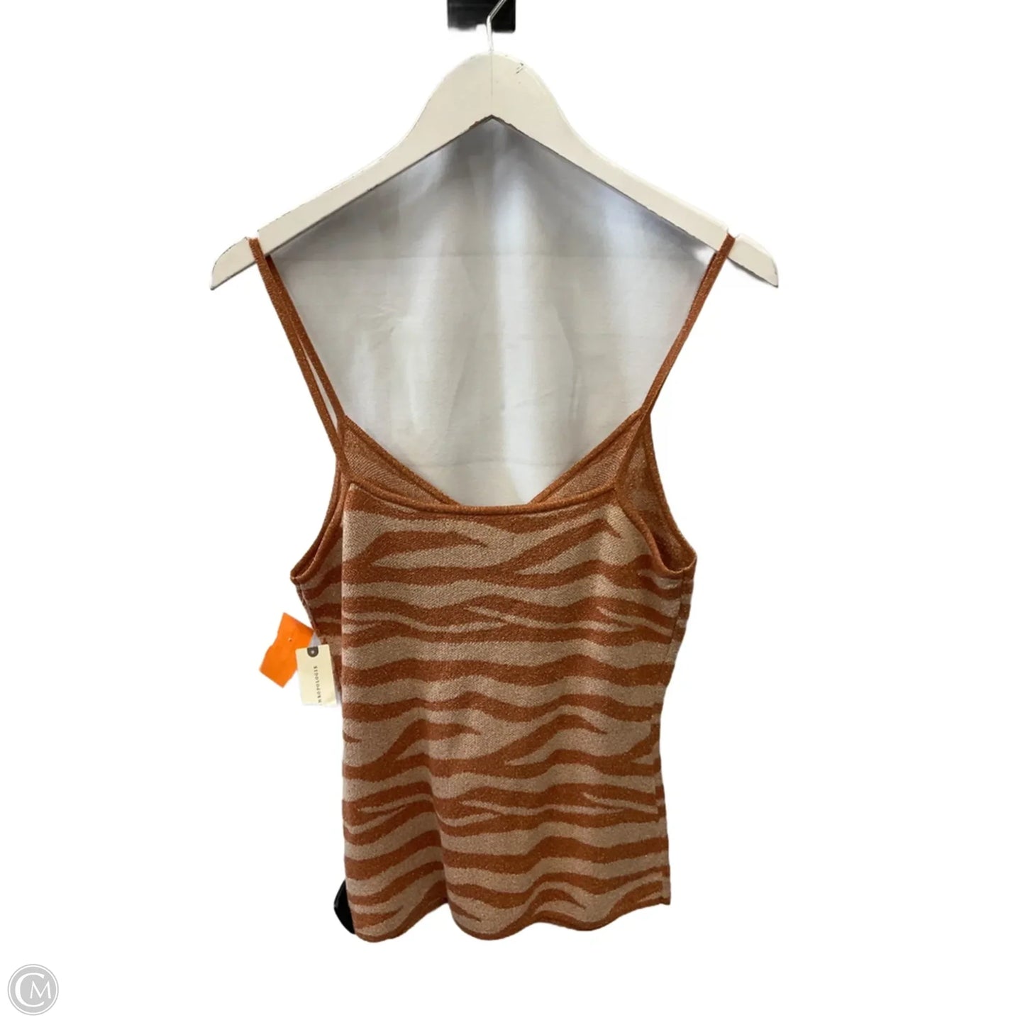Tank Top By Anthropologie In Orange, Size: S