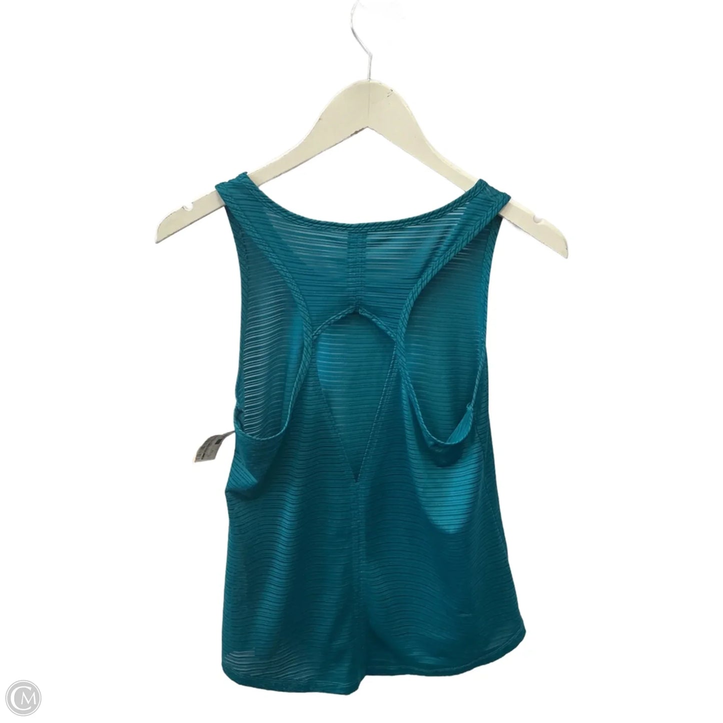 Athletic Tank Top By Clothes Mentor In Teal, Size: Xs
