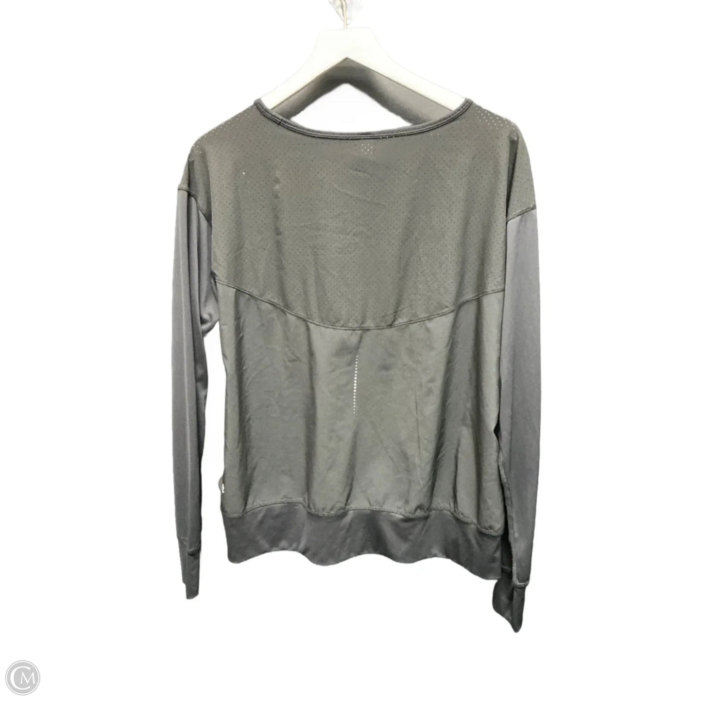 Athletic Top Long Sleeve Crewneck By Champion In Black, Size: Xl