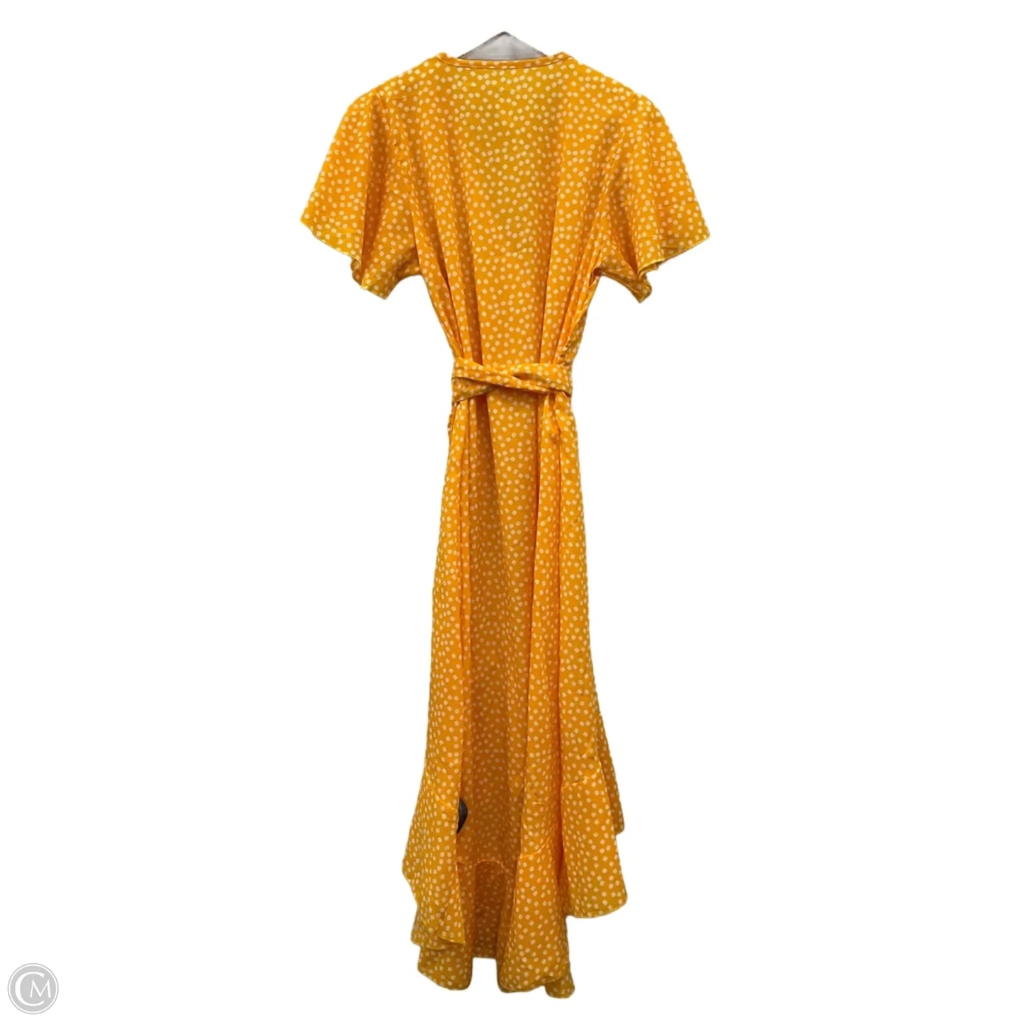 Dress Casual Midi By Clothes Mentor In Yellow, Size: M