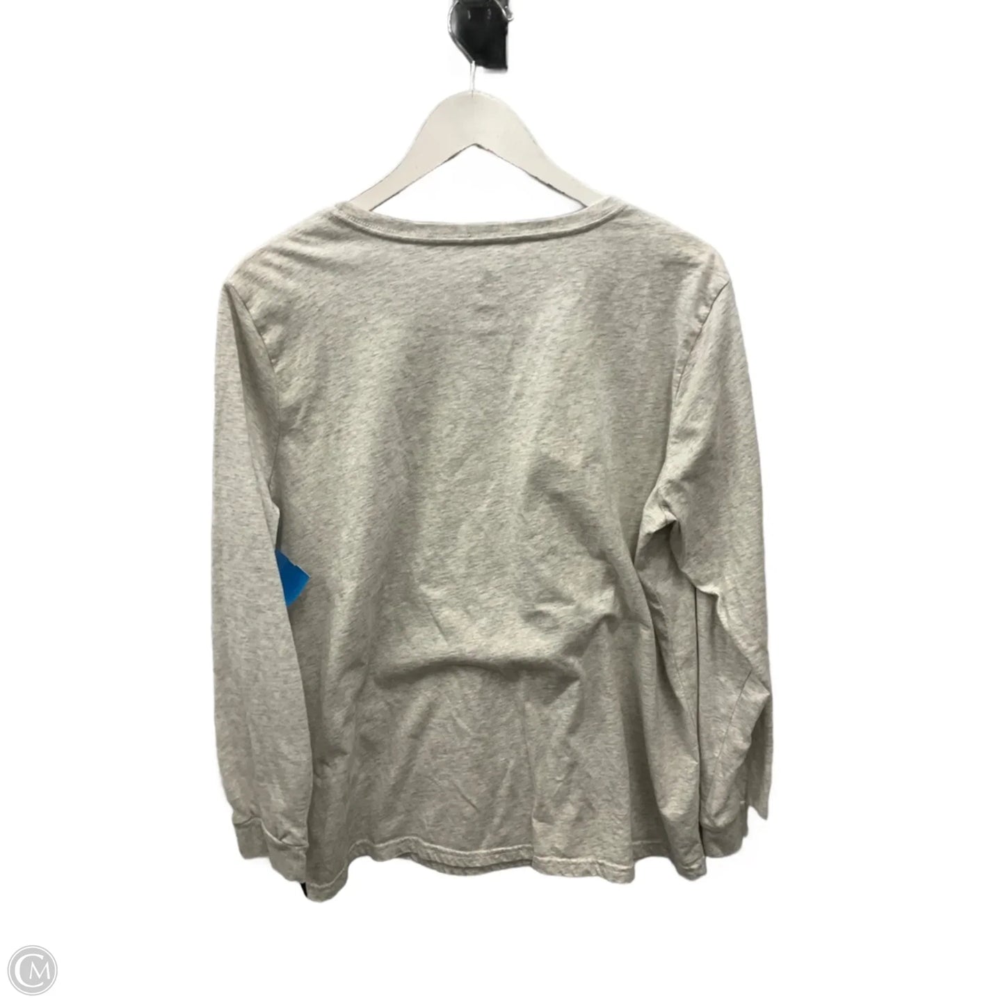 Top Long Sleeve By Disney In Grey, Size: Xxl
