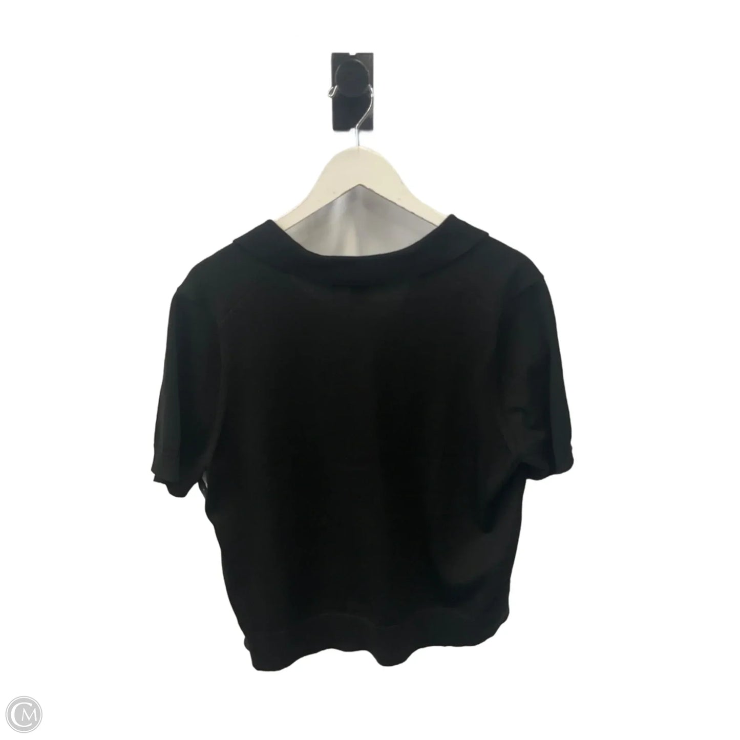 Top Short Sleeve Designer By Michael Kors In Black, Size: Xl