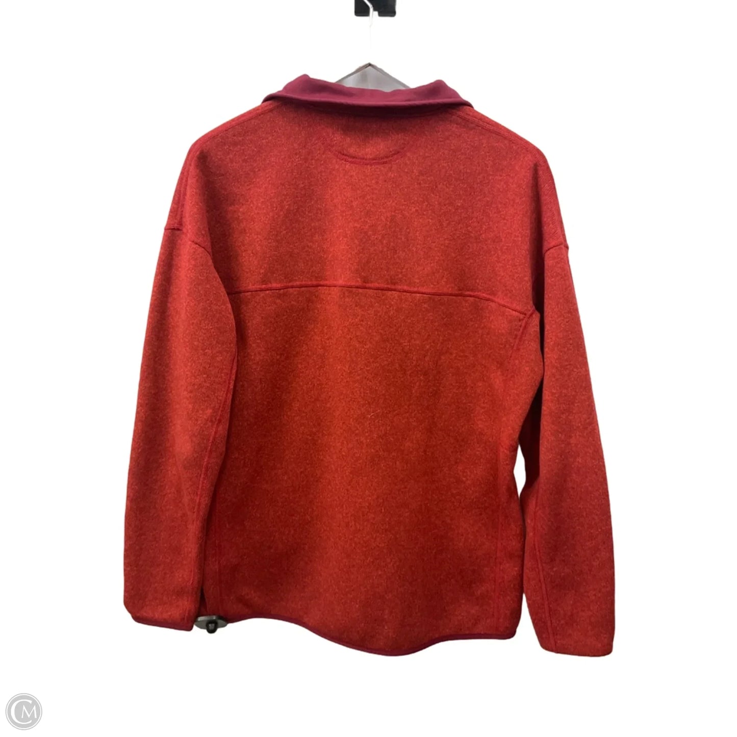 Athletic Sweatshirt Collar By Patagonia In Red, Size: Xl