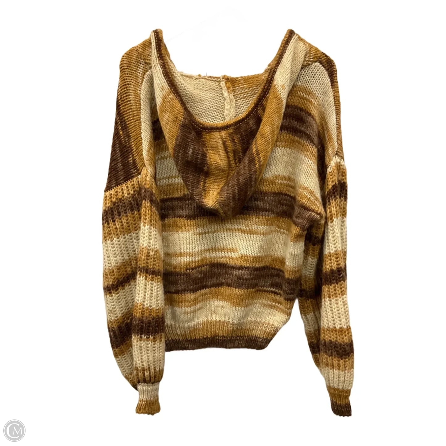Sweater By Moon River In Brown, Size: L