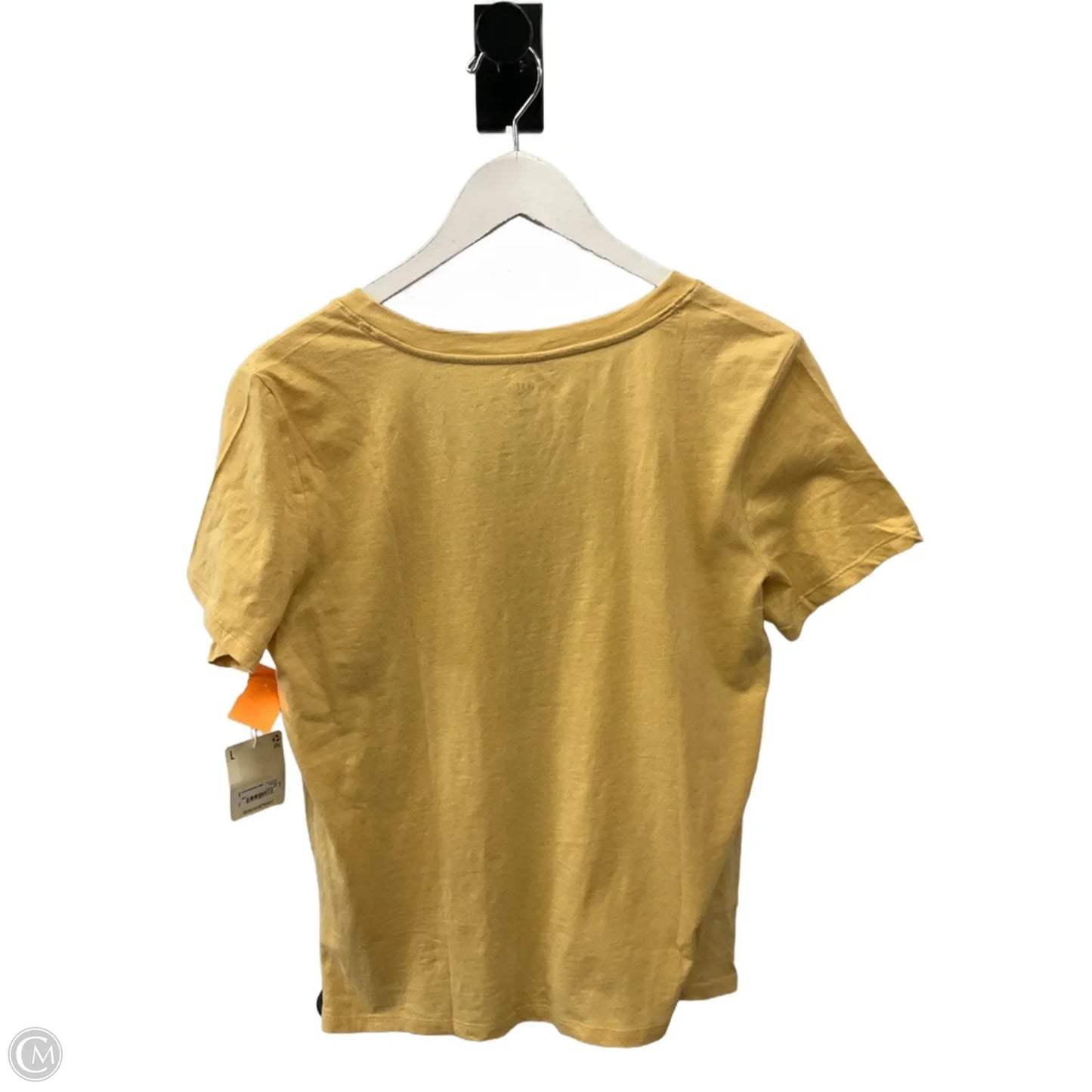 Top Short Sleeve By Ana In Yellow, Size: L